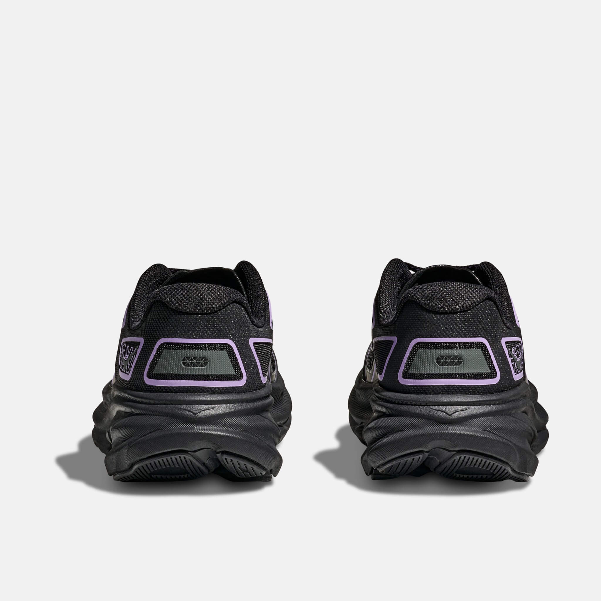 Unisex černo-fialové tenisky Hoka Clifton One9