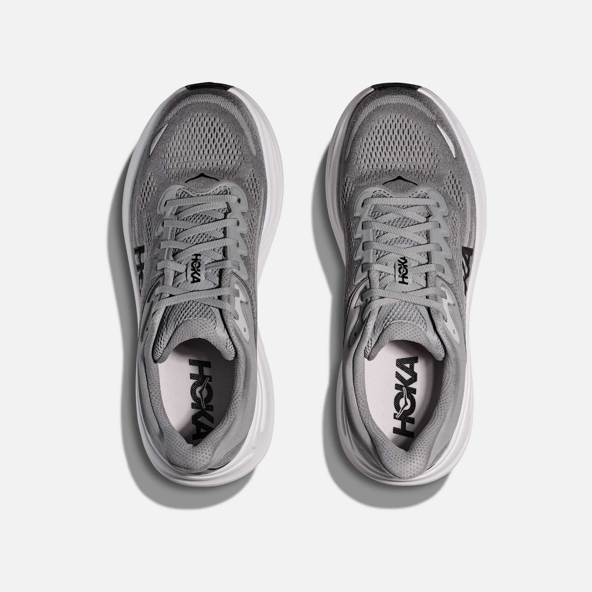 Pánské šedé tenisky Hoka Bondi 9