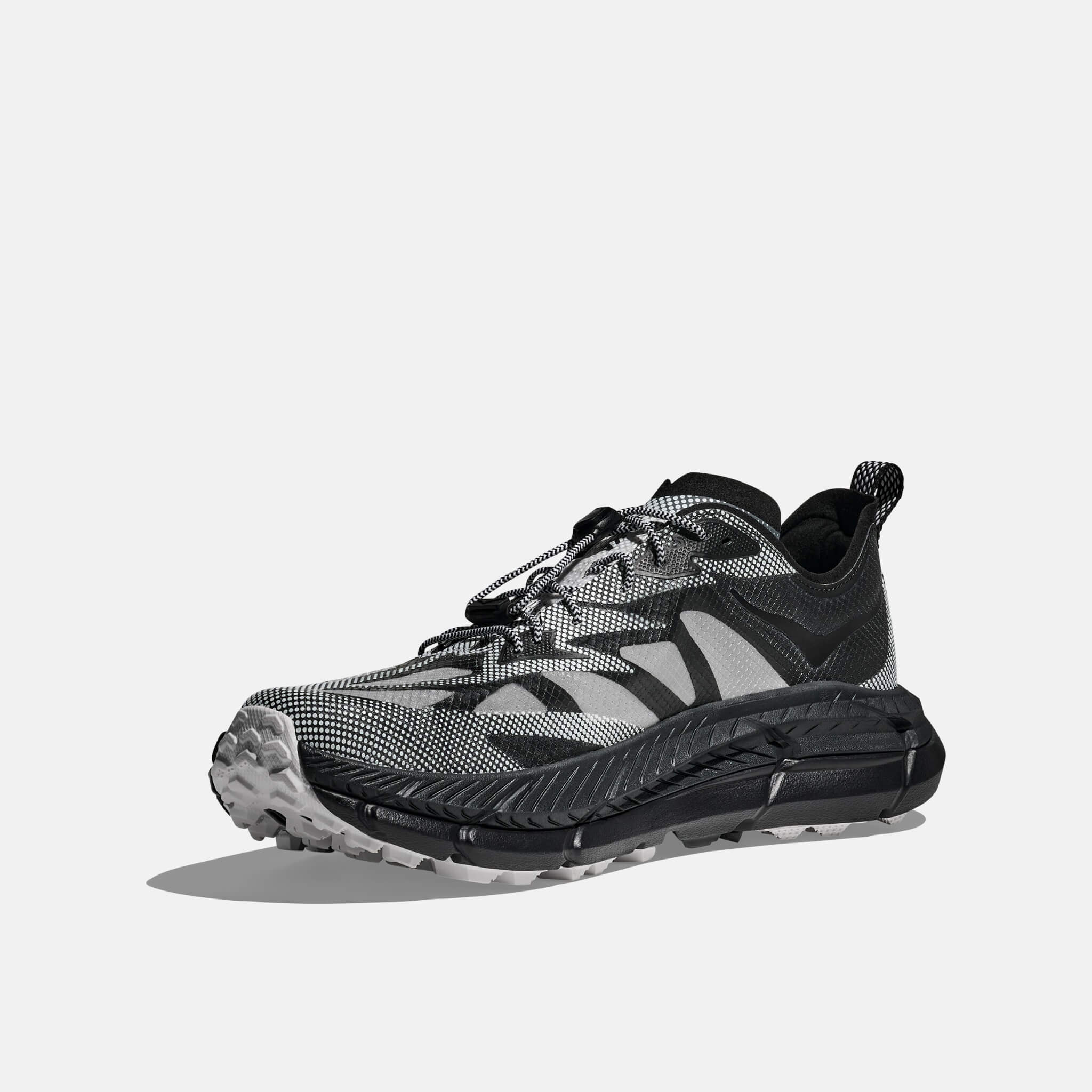 Unisex černo-šedé tenisky Hoka Mafate Speed 4 Lite TS