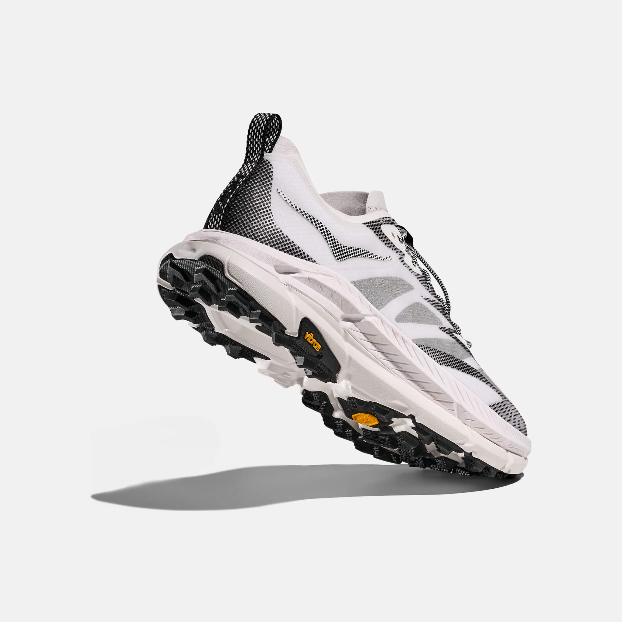 Unisex bílo-černé tenisky Hoka Mafate Speed 4 Lite TS