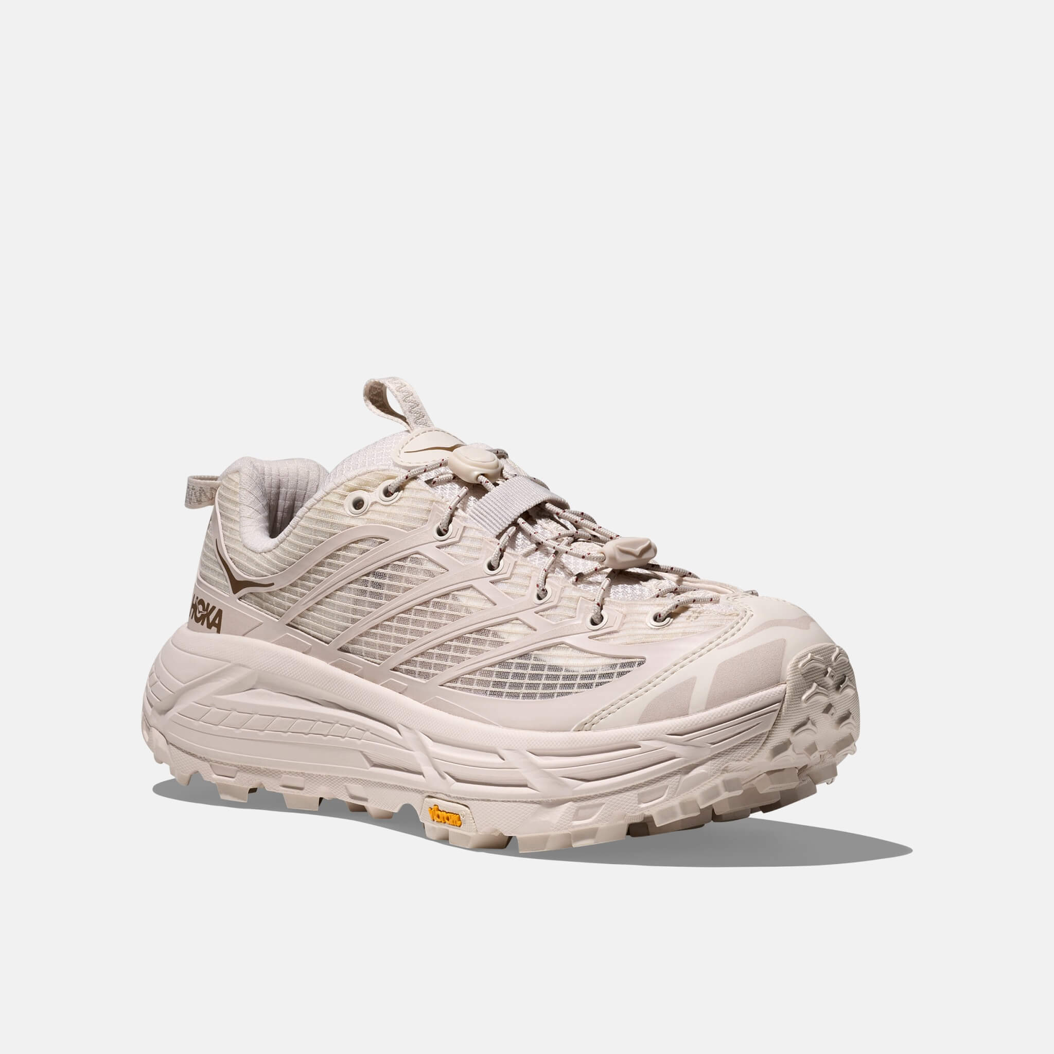Unisex krémové tenisky Hoka Mafate Three2 Grid