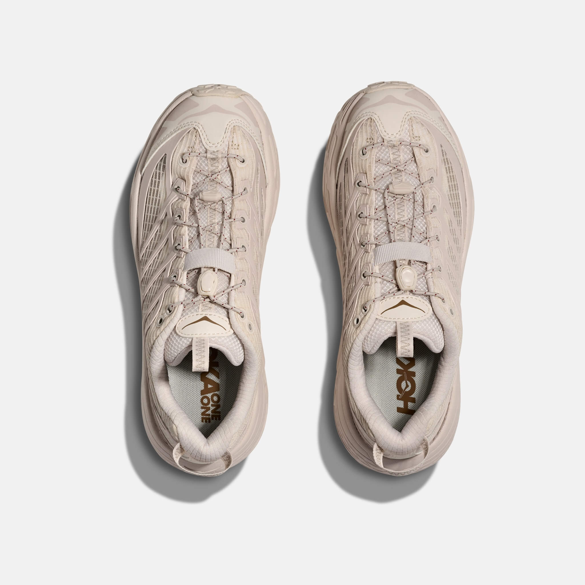 Unisex krémové tenisky Hoka Mafate Three2 Grid
