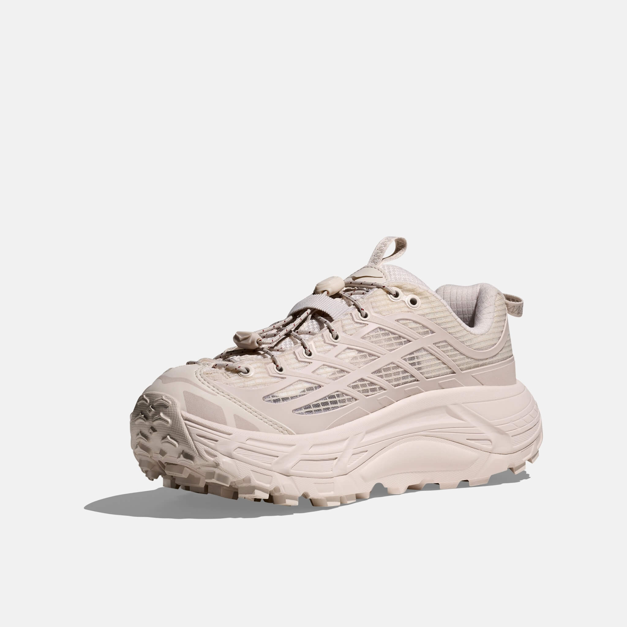 Unisex krémové tenisky Hoka Mafate Three2 Grid