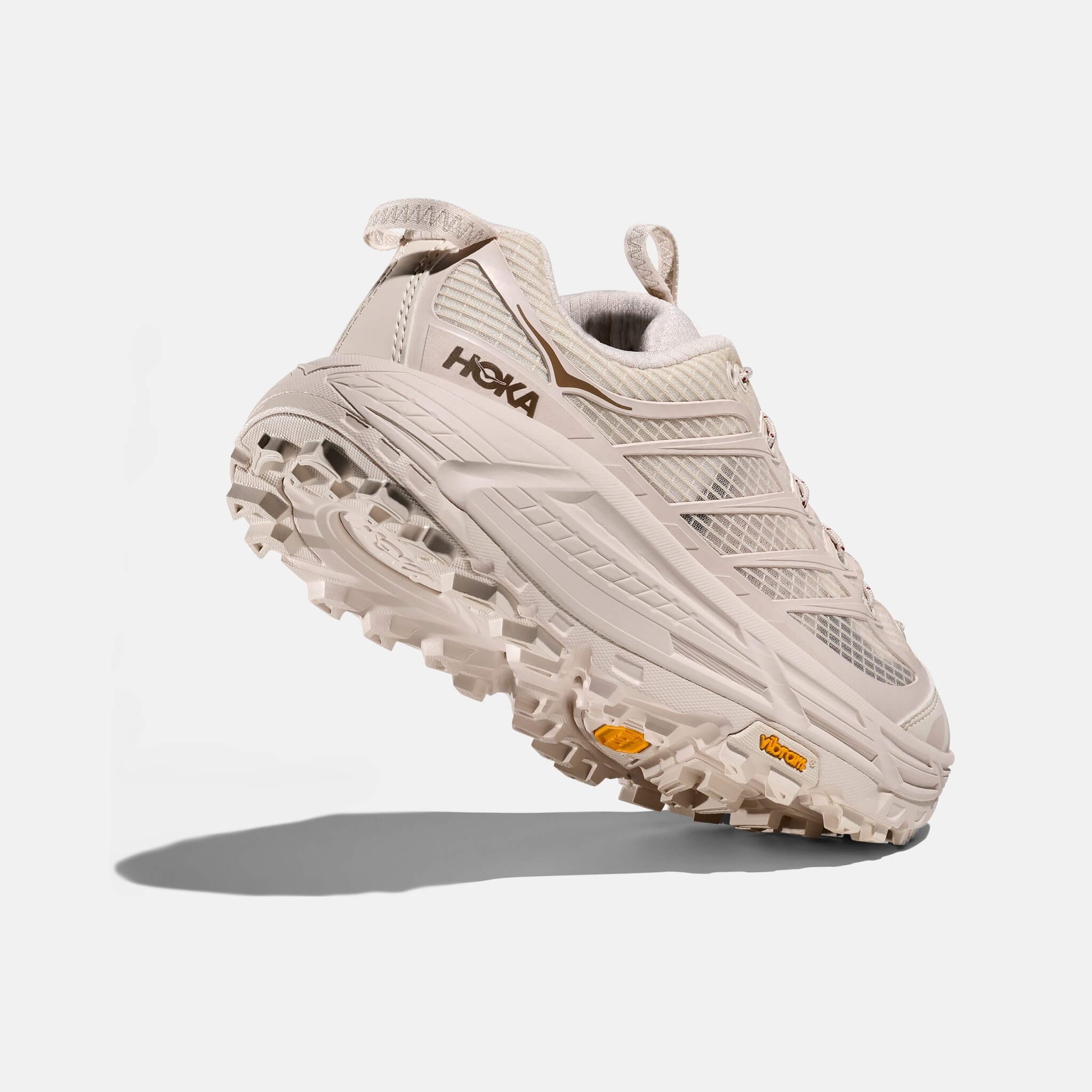 Unisex krémové tenisky Hoka Mafate Three2 Grid