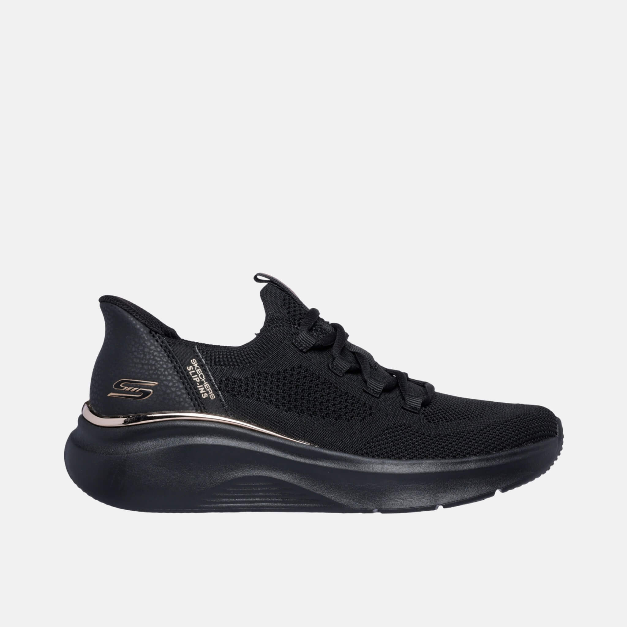 Dámské černé tenisky Skechers Slip-ins: BOBS Sport B Love - True Delight