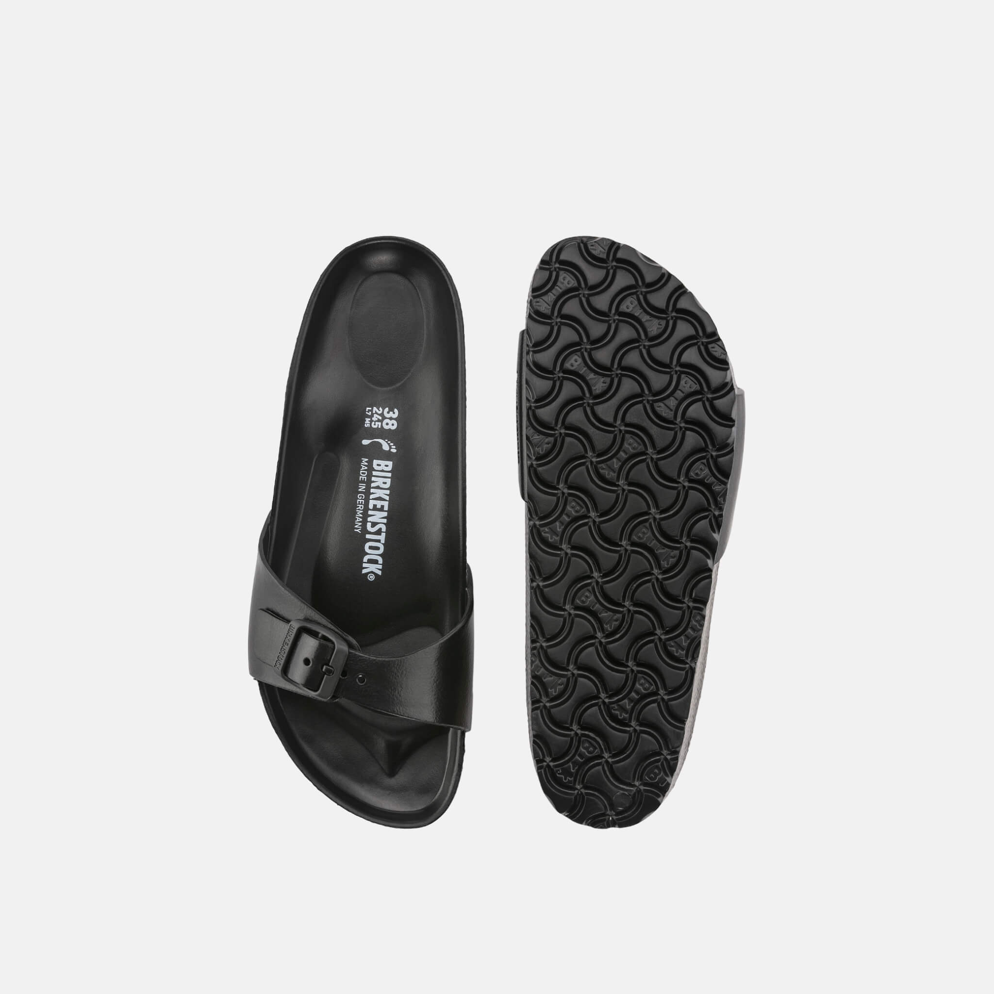 Černé pantofle Birkenstock Madrid Eva