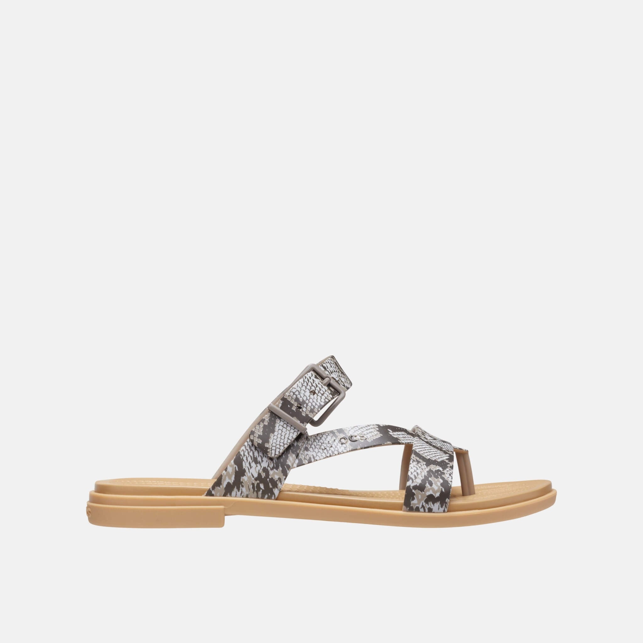 Crocs Tulum Toe Post Sandal W Mushroom/Stucco