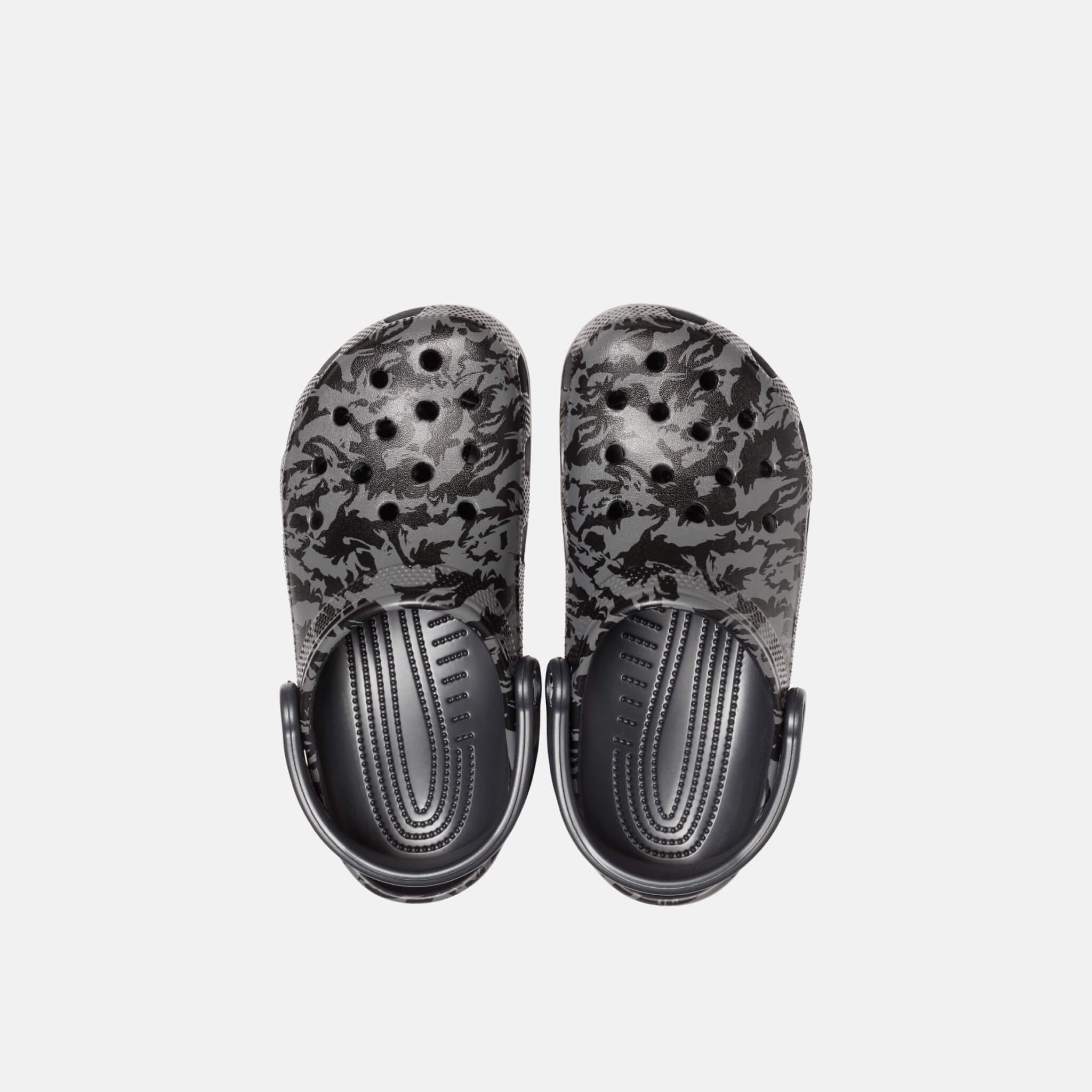 Classic Printed Camo Clog Black Black