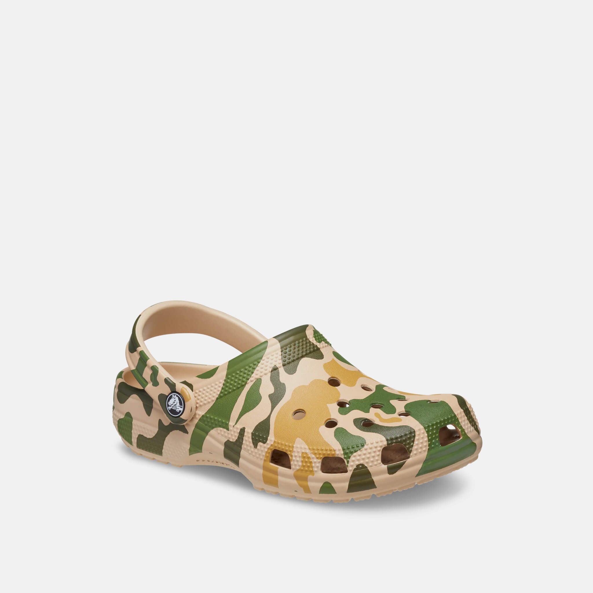 Classic Printed Camo Clog Chai/Tan