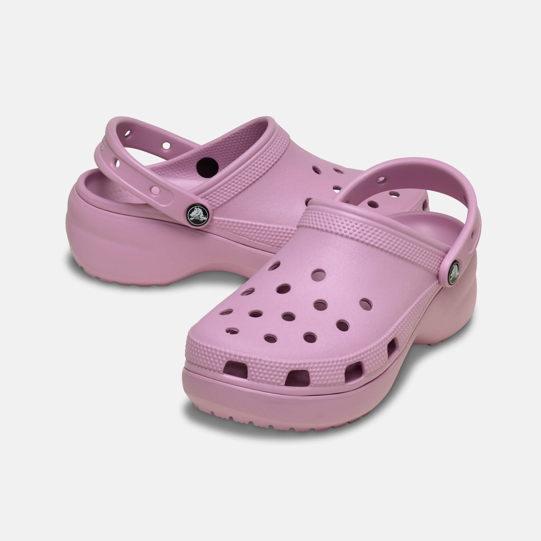 Classic Platform Clog W Hydrangea
