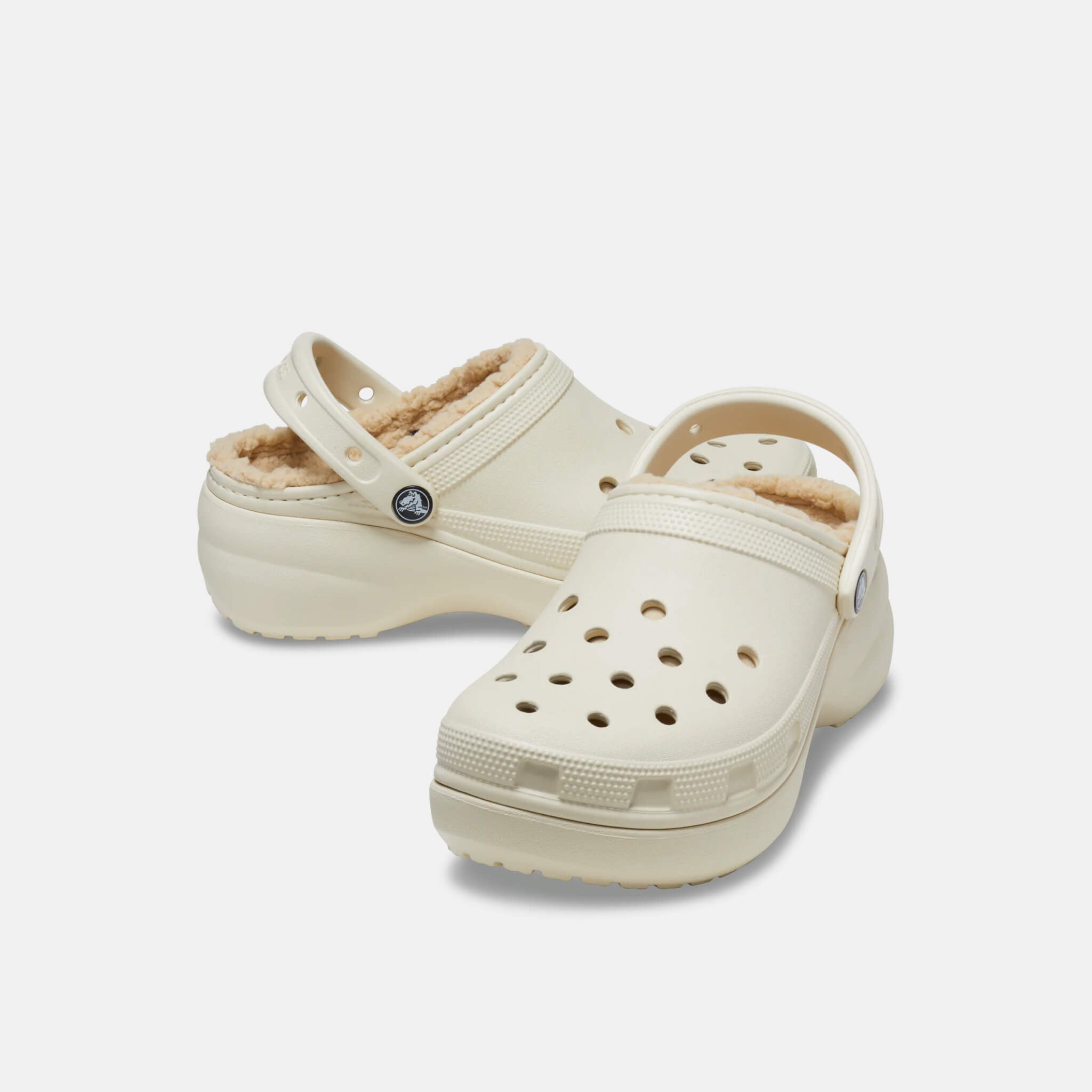 Classic Platform Lined Clog W Bone