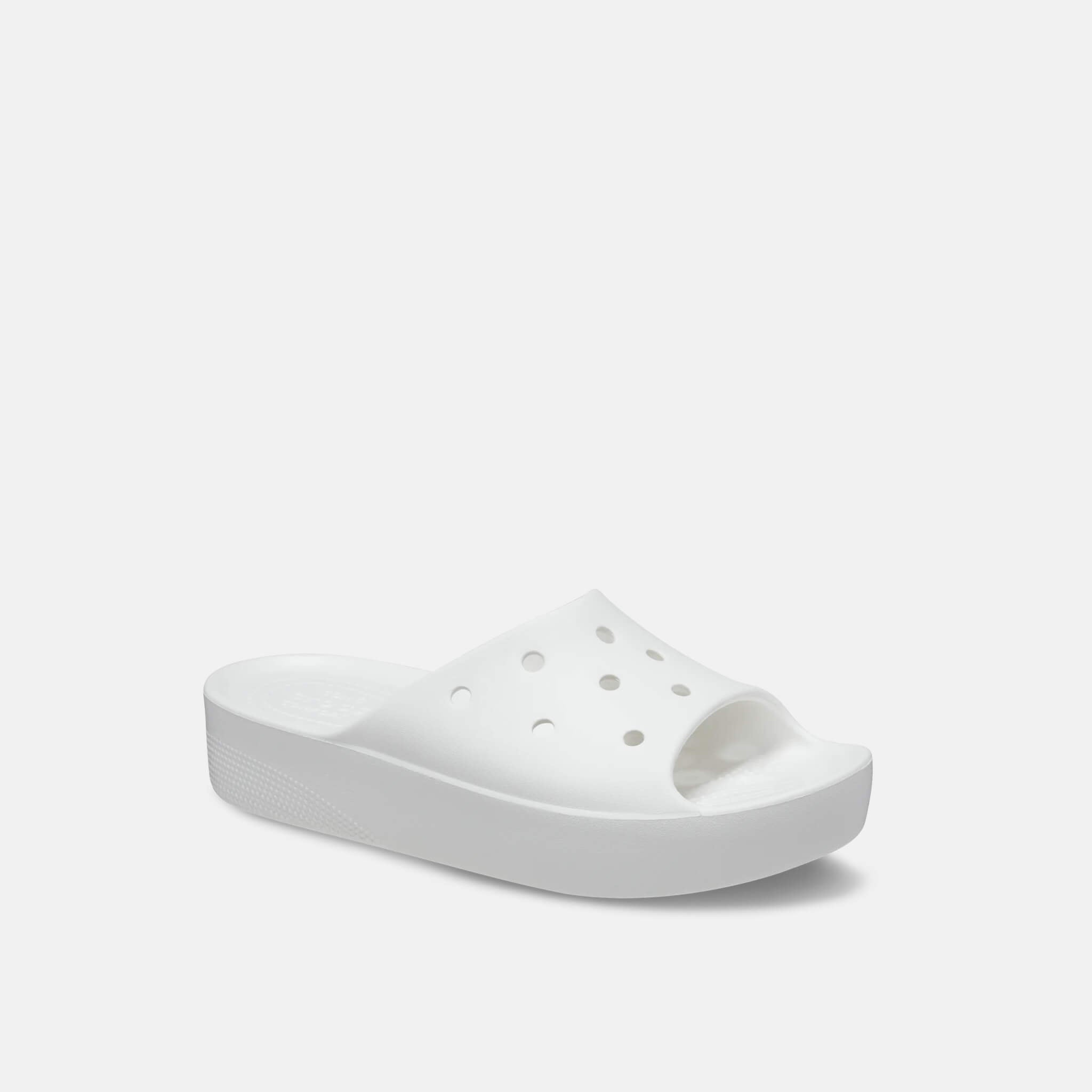 Classic Platform Slide White