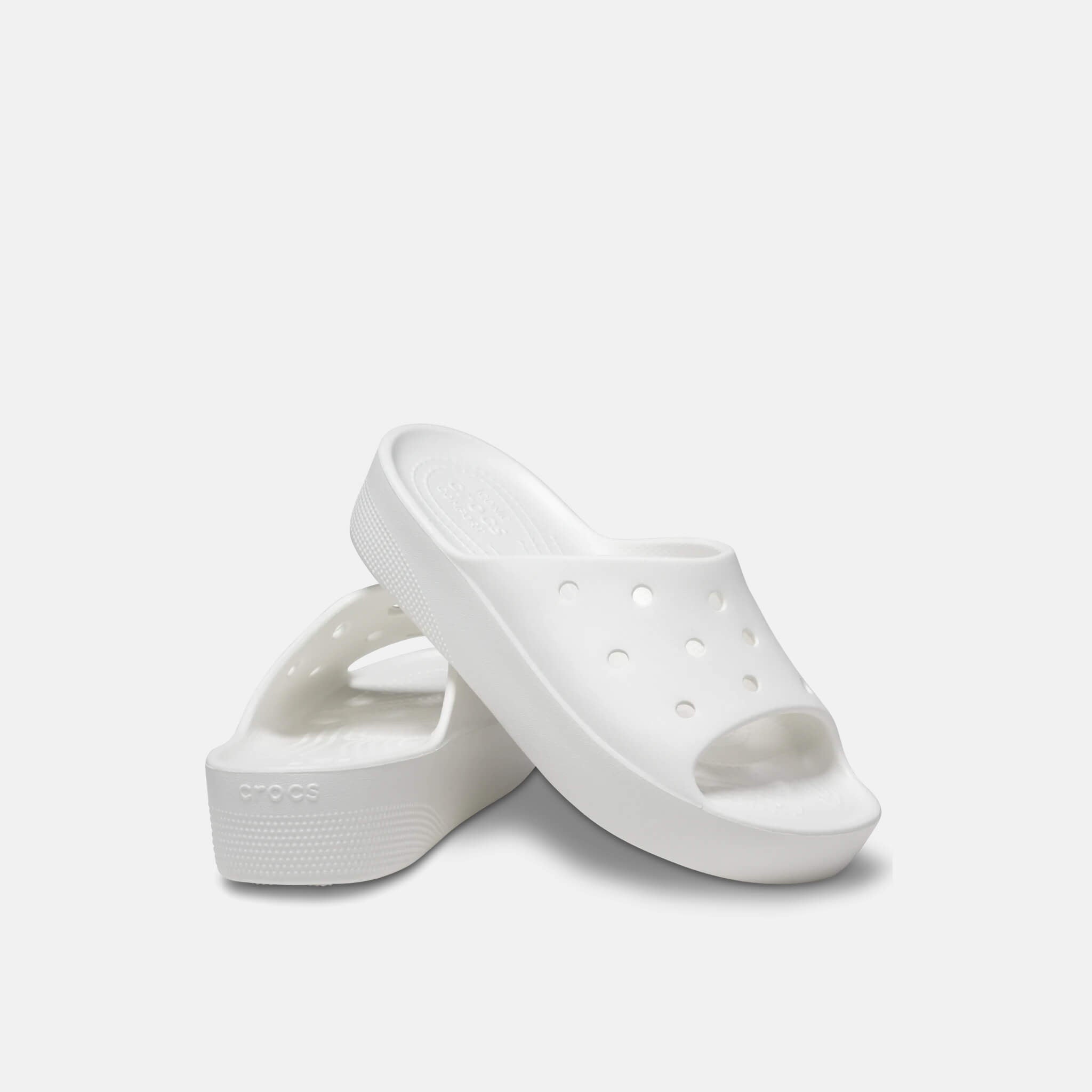 Classic Platform Slide White