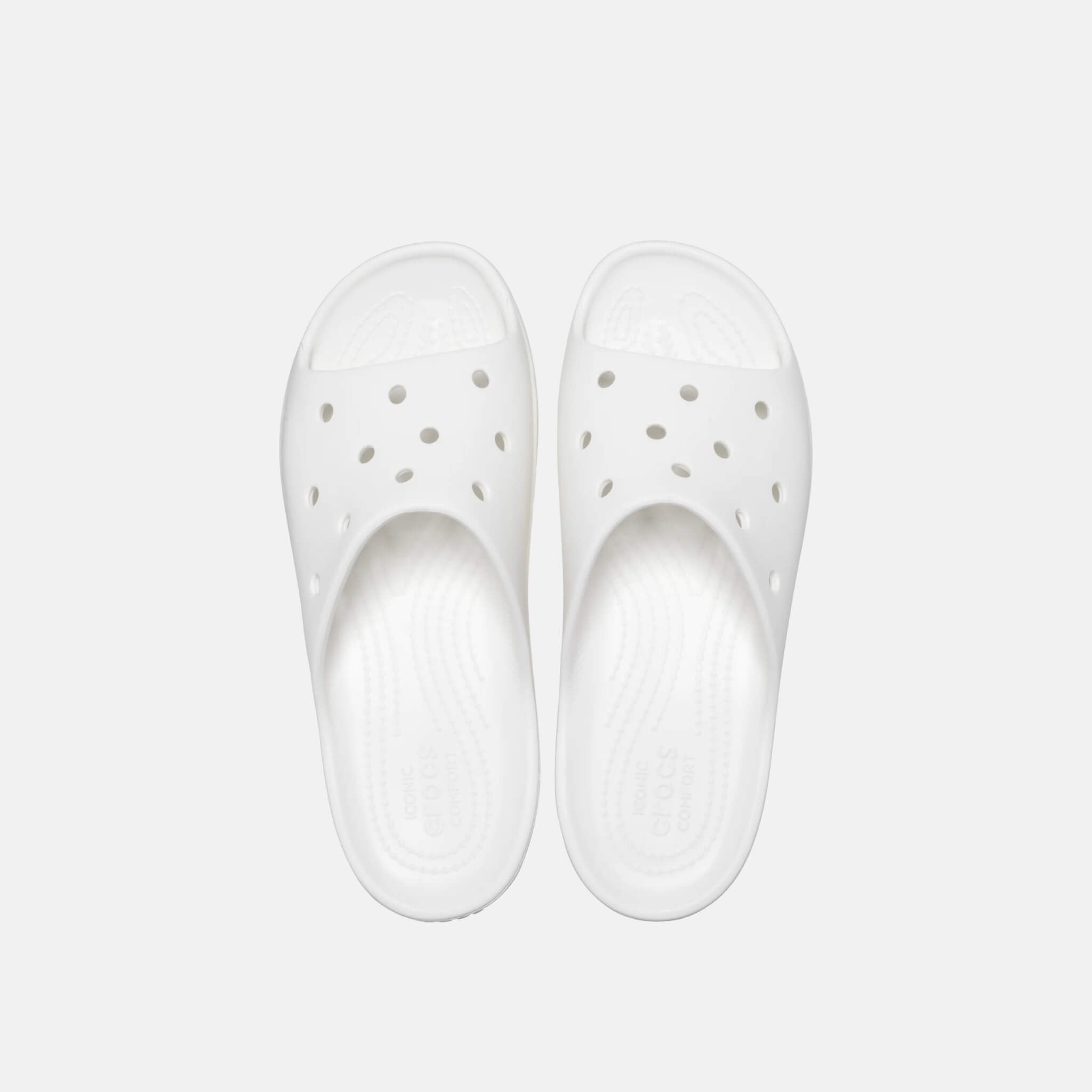 Classic Platform Slide White