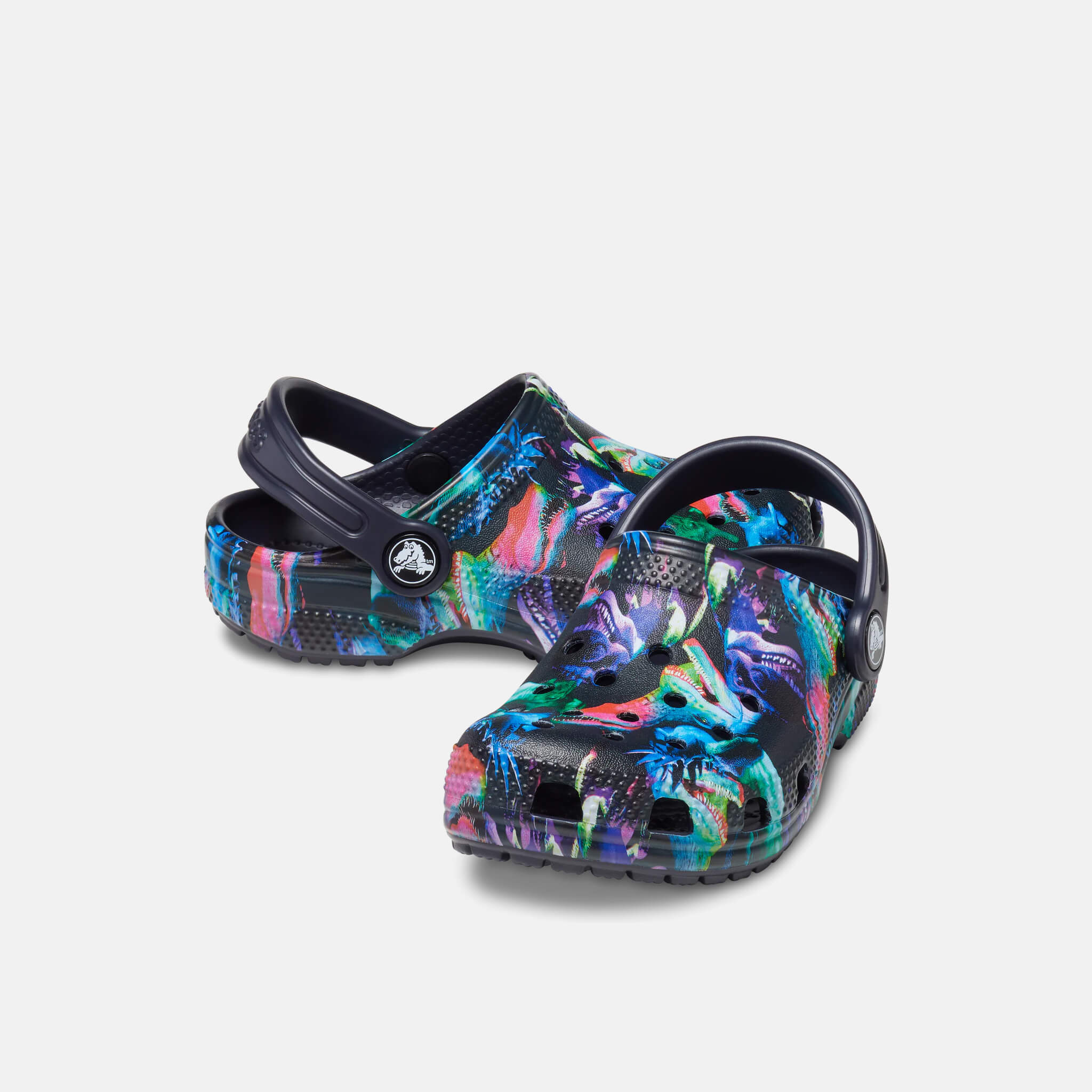 Classic Dino Clog T Deep Navy/Multi