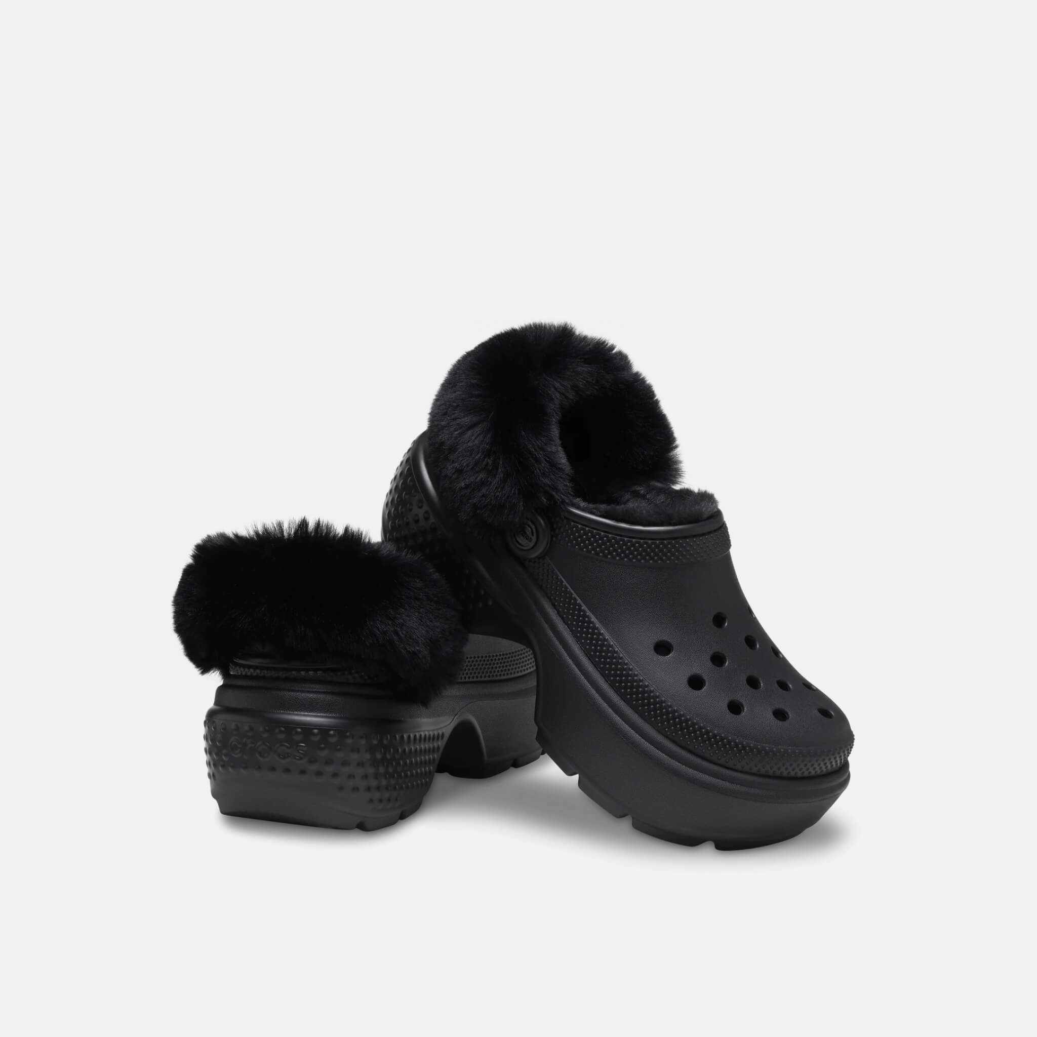 Stomp Lined Clog Black