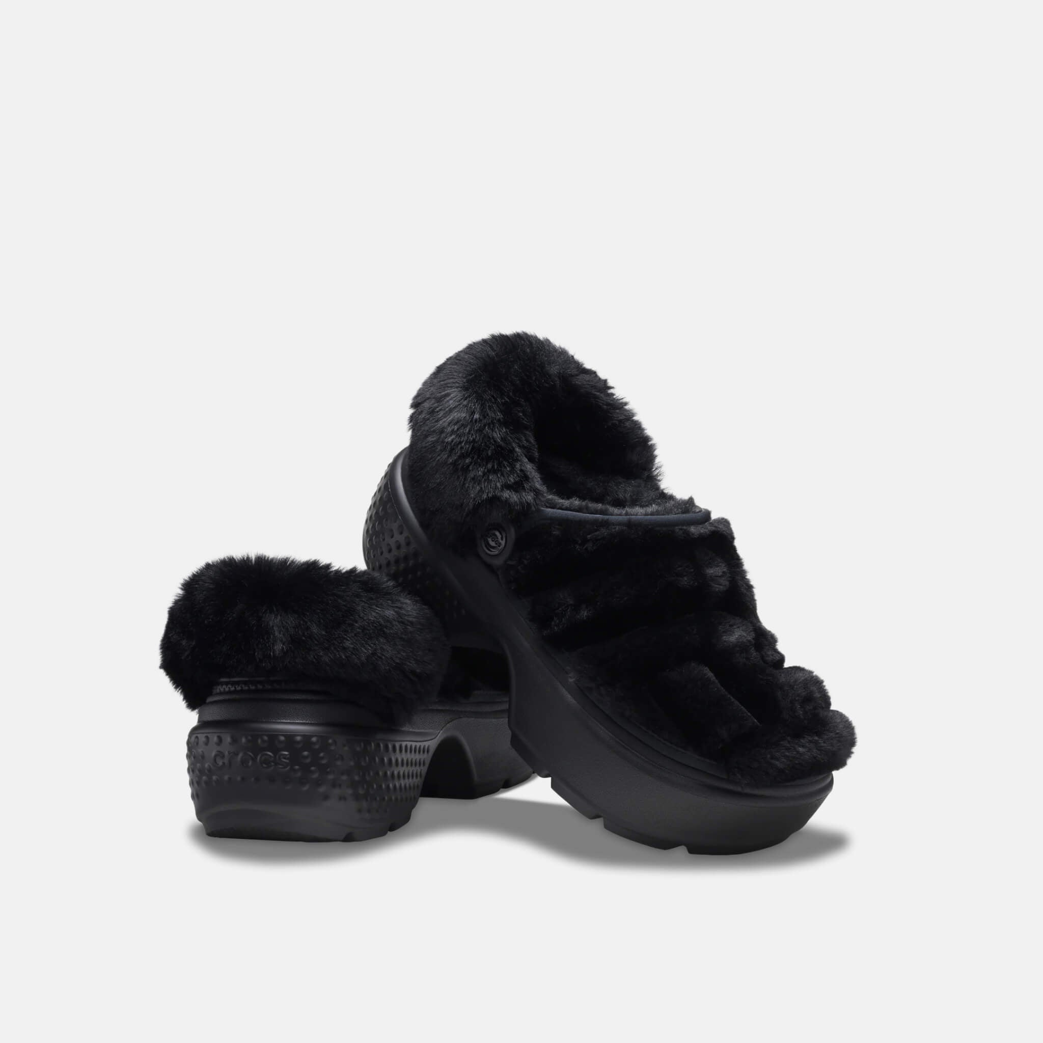 Stomp Lined Quilted Clog Black