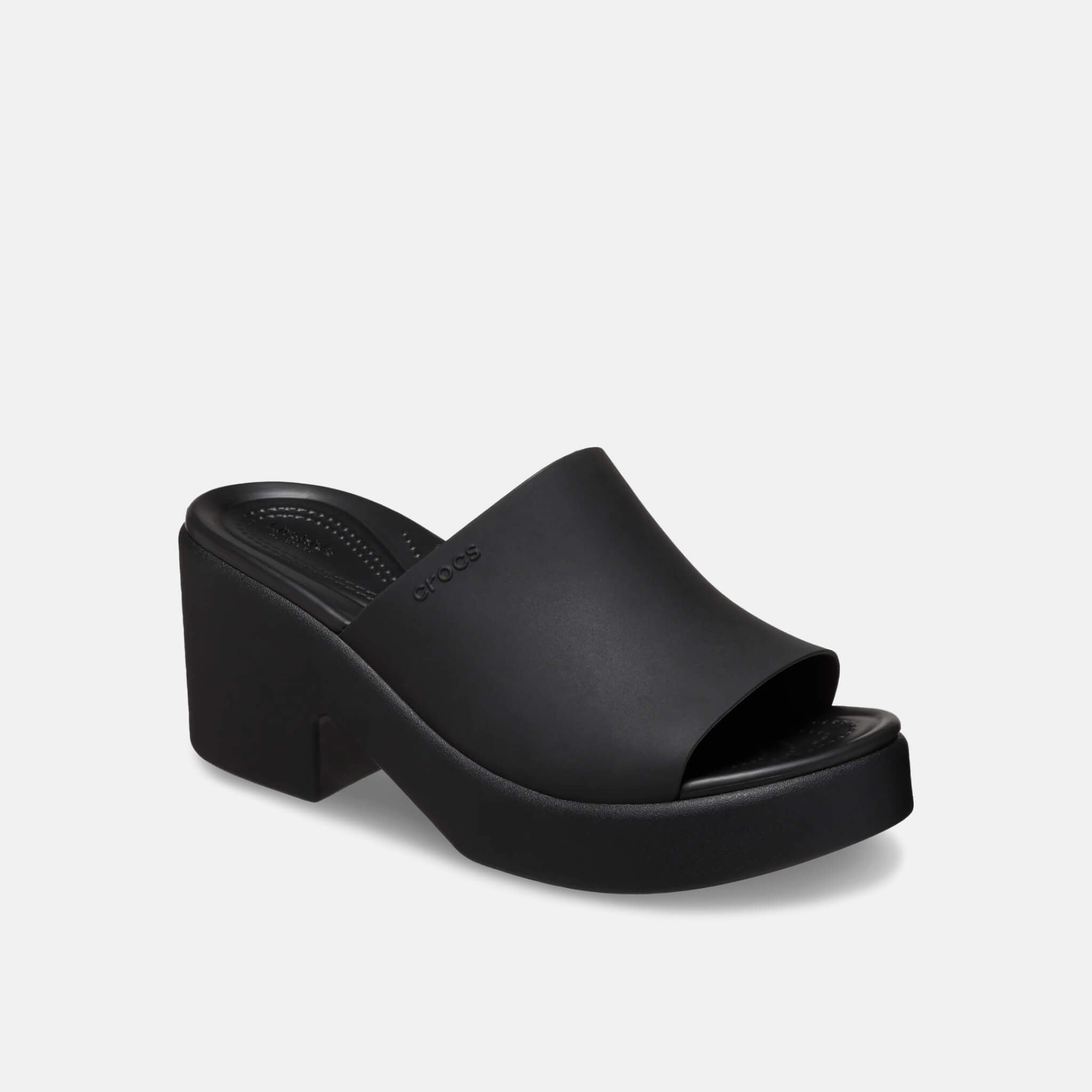 Brooklyn Slide Heel Black/Black