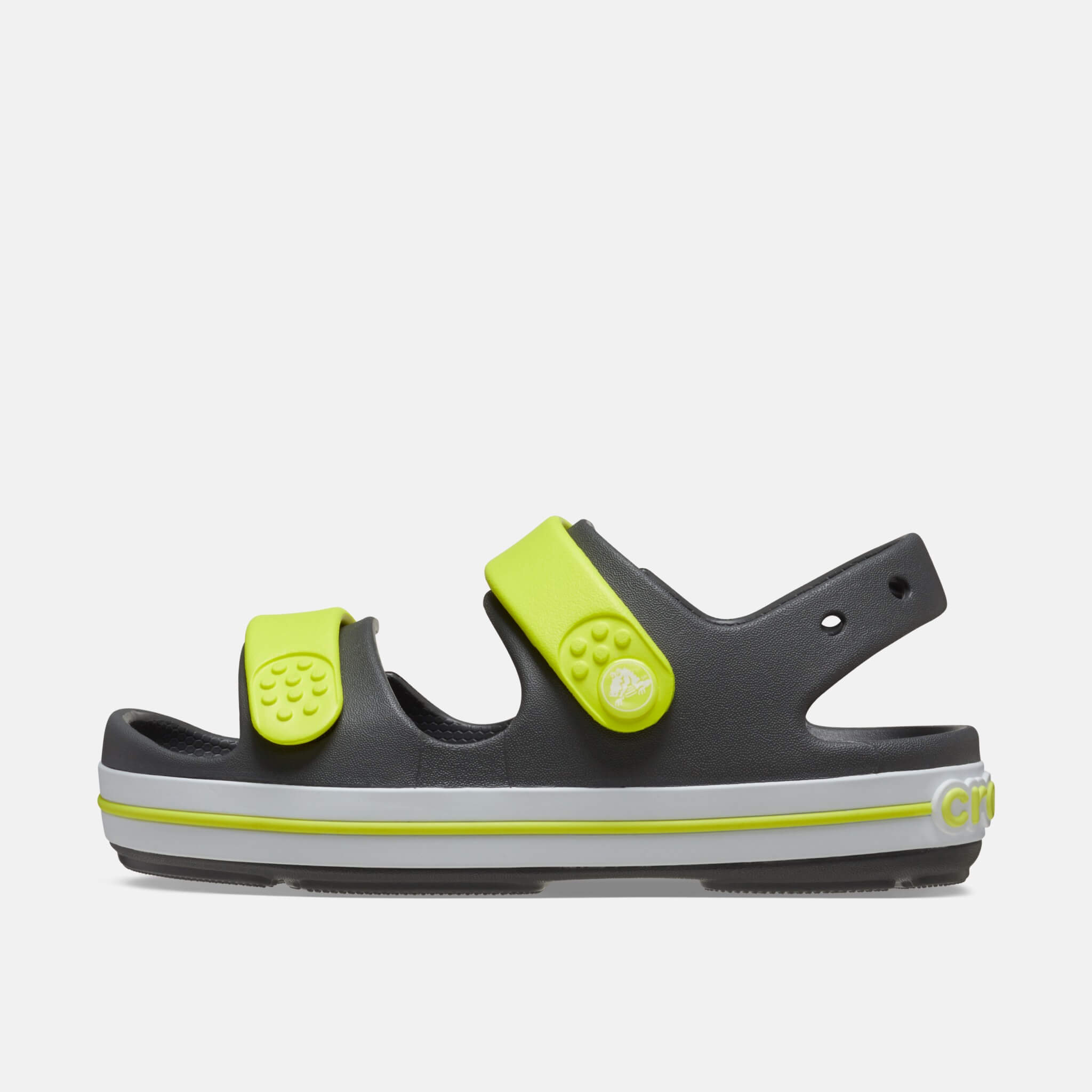 Crocband Cruiser Sandal T Slate Grey/Acidity