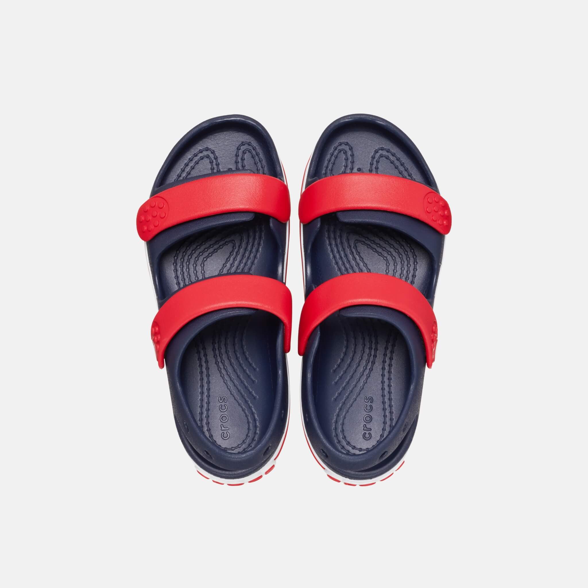 Crocband Cruiser Sandal T Navy/Varsity Red