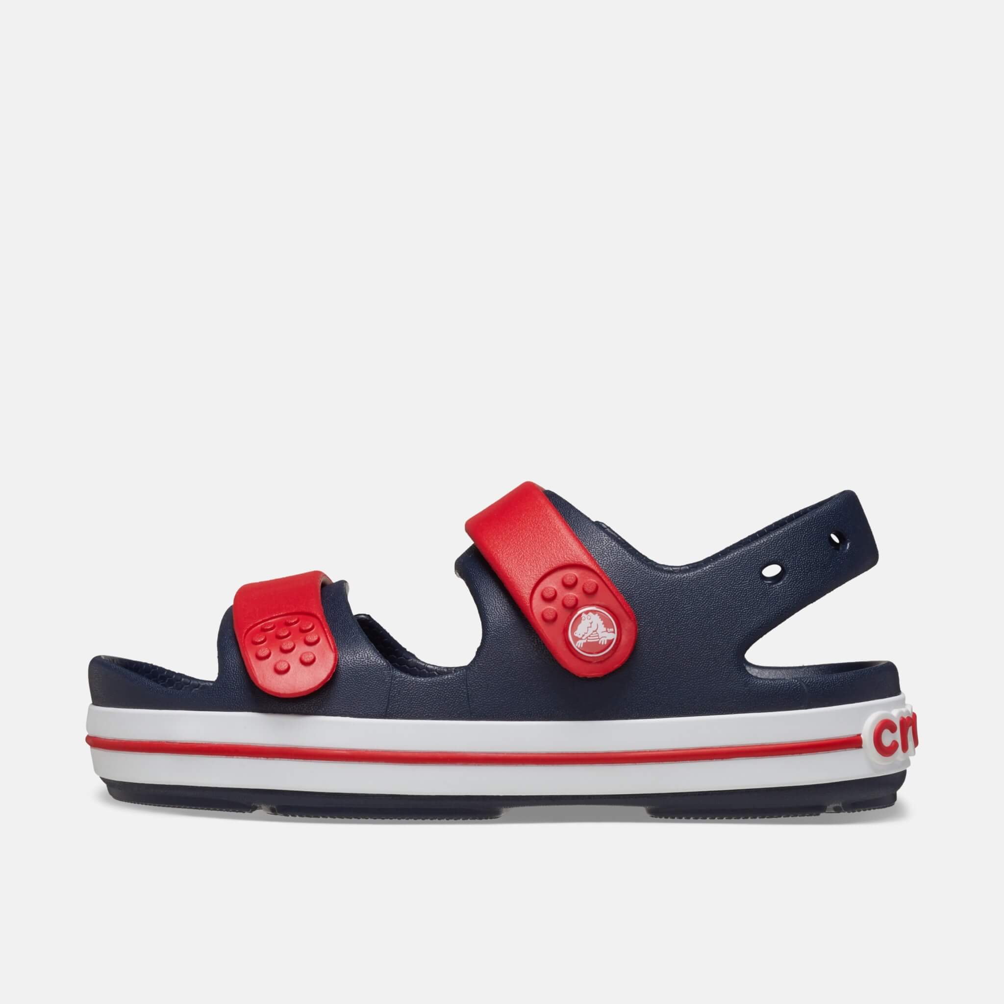 Crocband Cruiser Sandal T Navy/Varsity Red