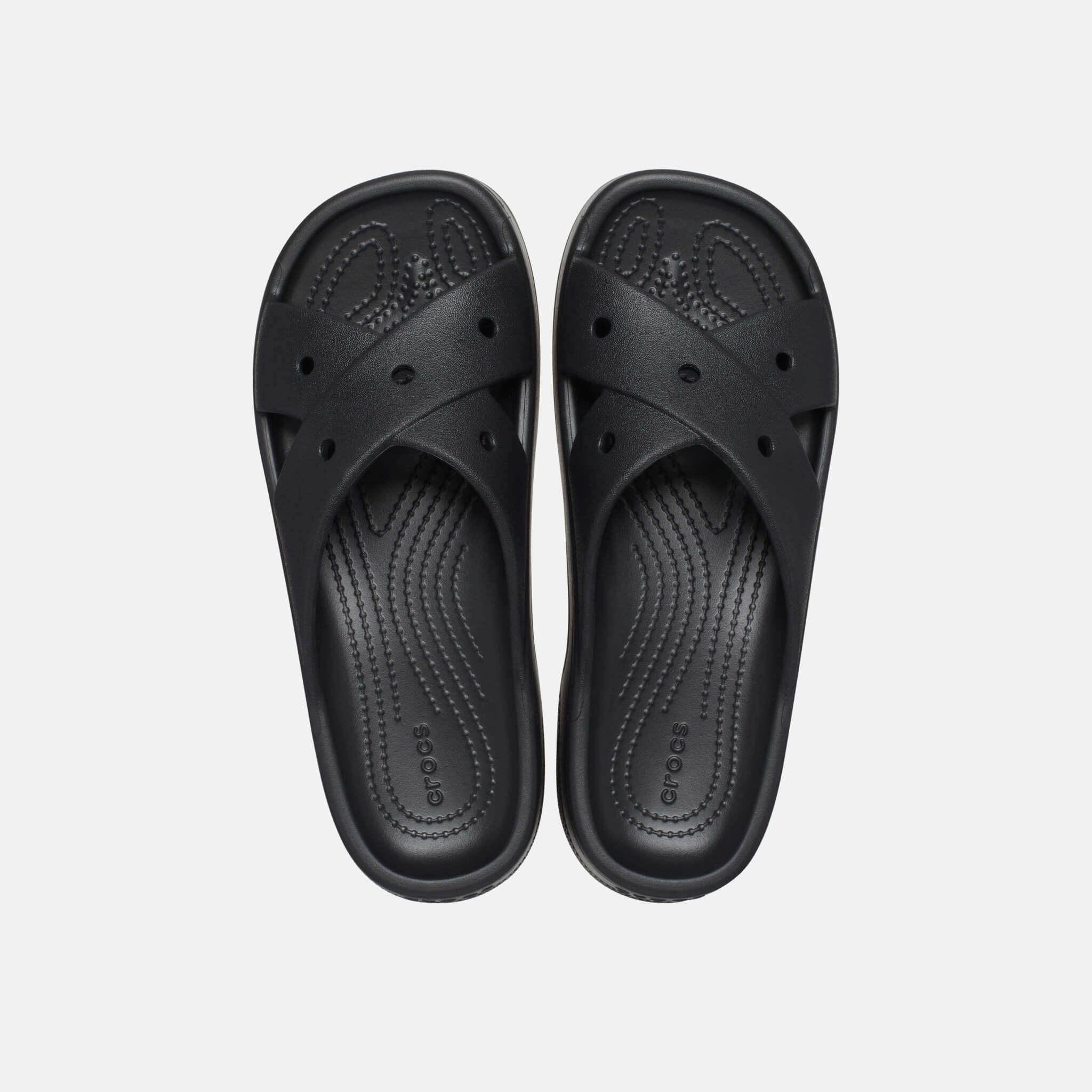 Classic Womens Cross Strap Black