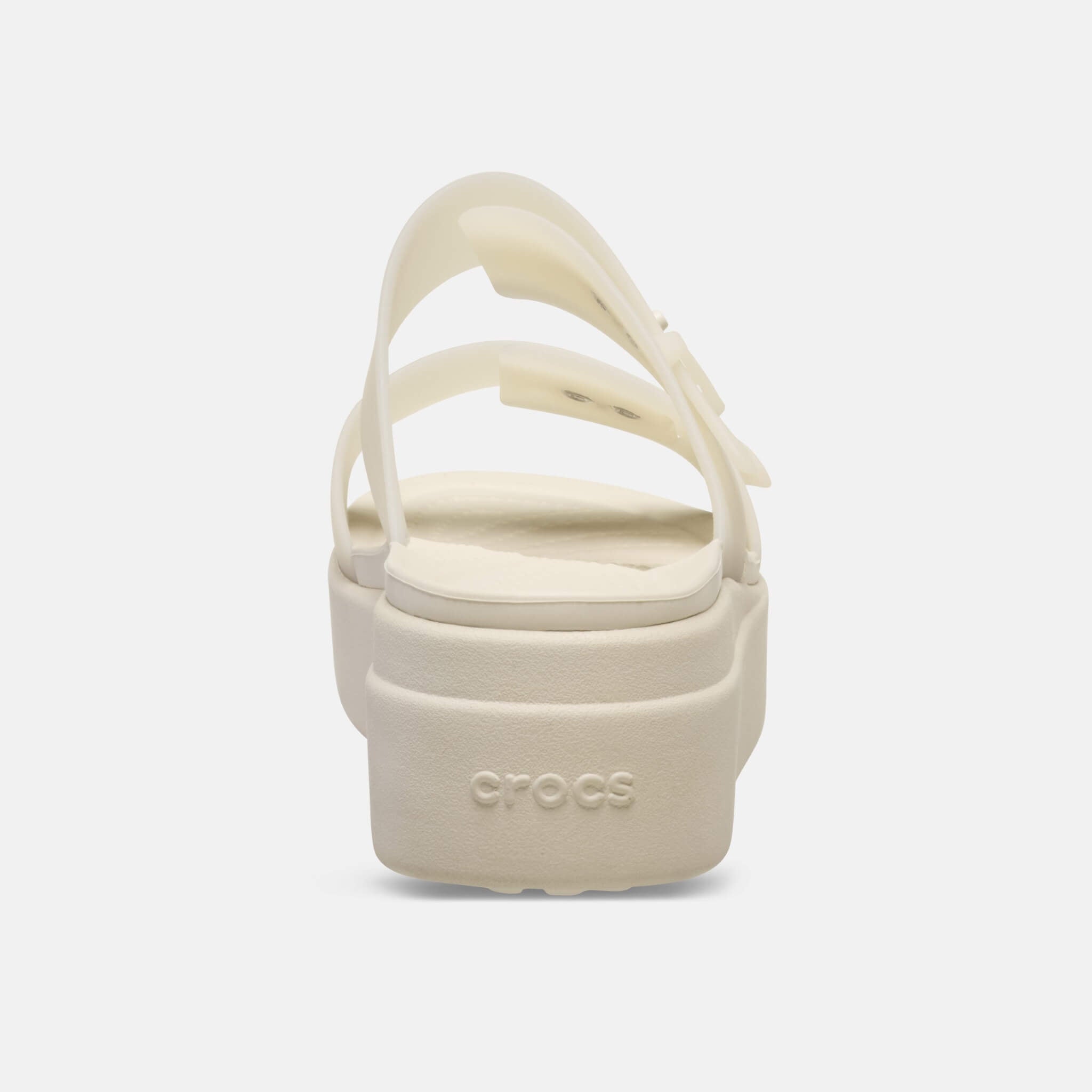 Brooklyn Buckle Frosted Low Wedge Sandstone