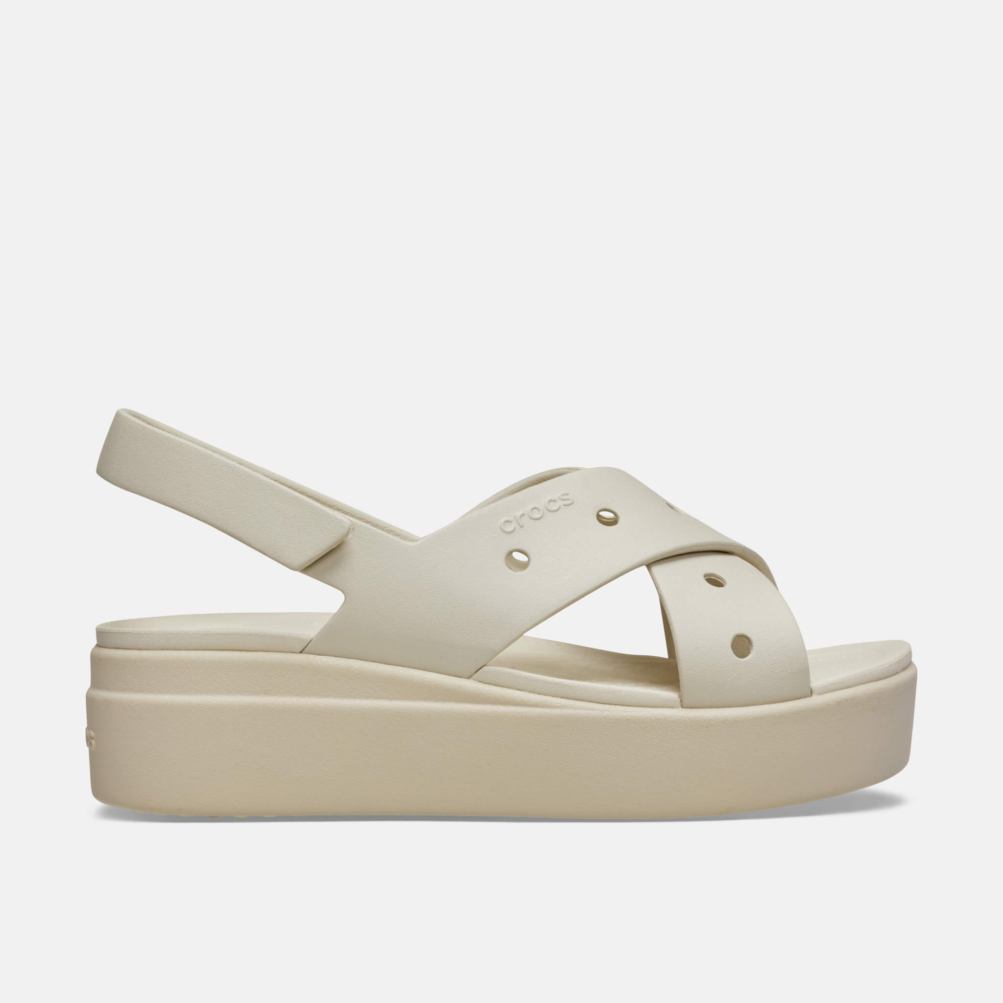 Brooklyn 4U Cross Strap Sandal Frappe