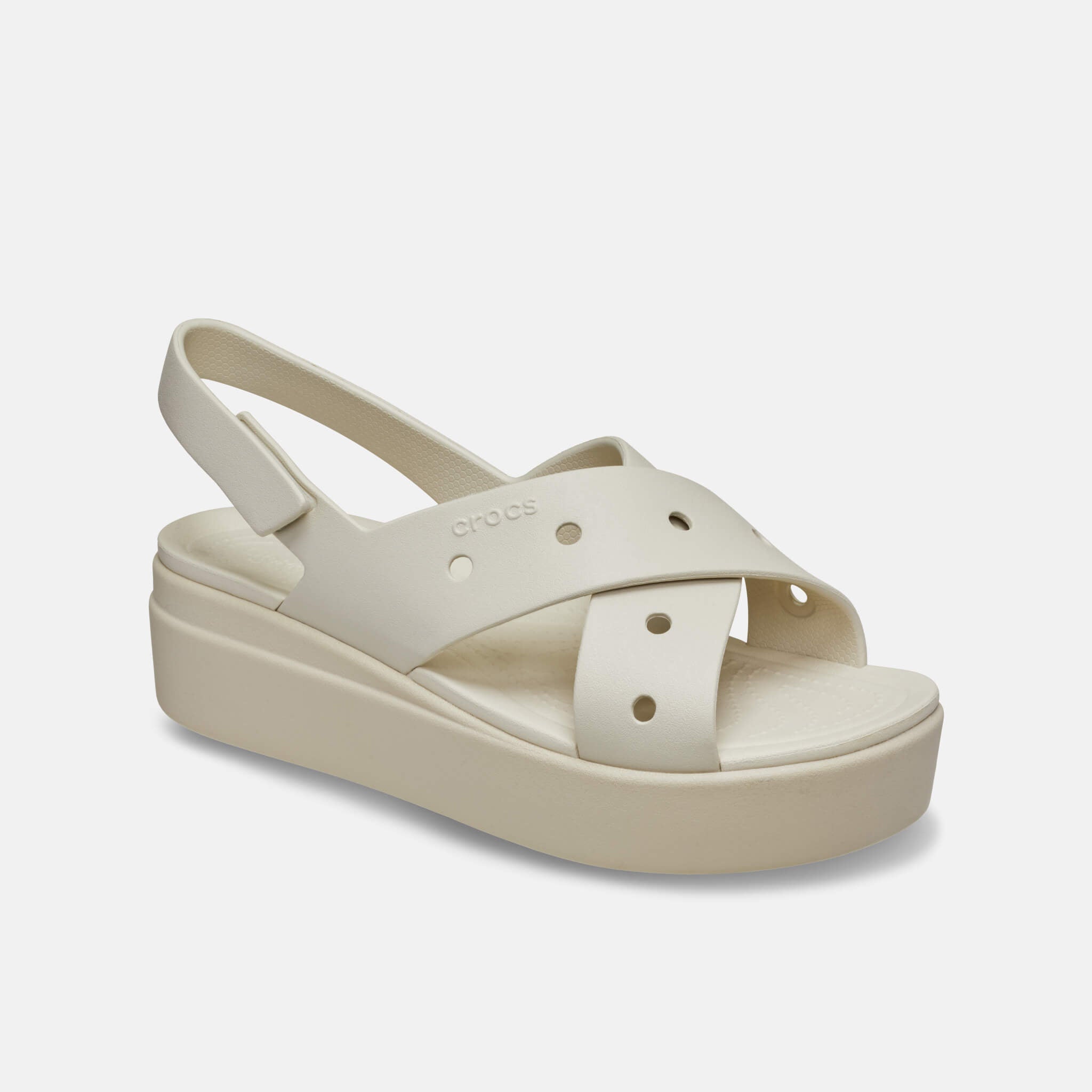 Brooklyn 4U Cross Strap Sandal Frappe