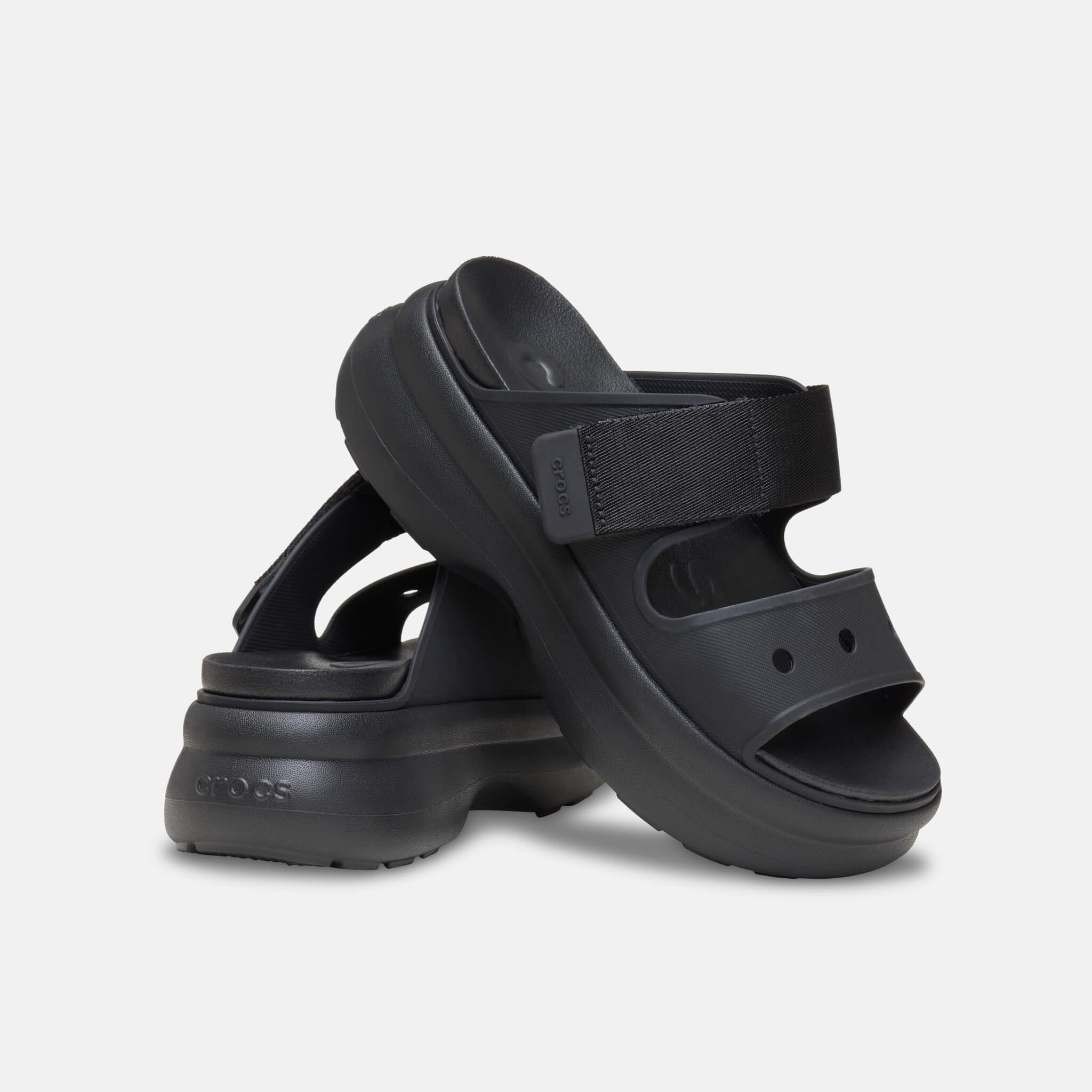 Soho Two Strap Sandal Black