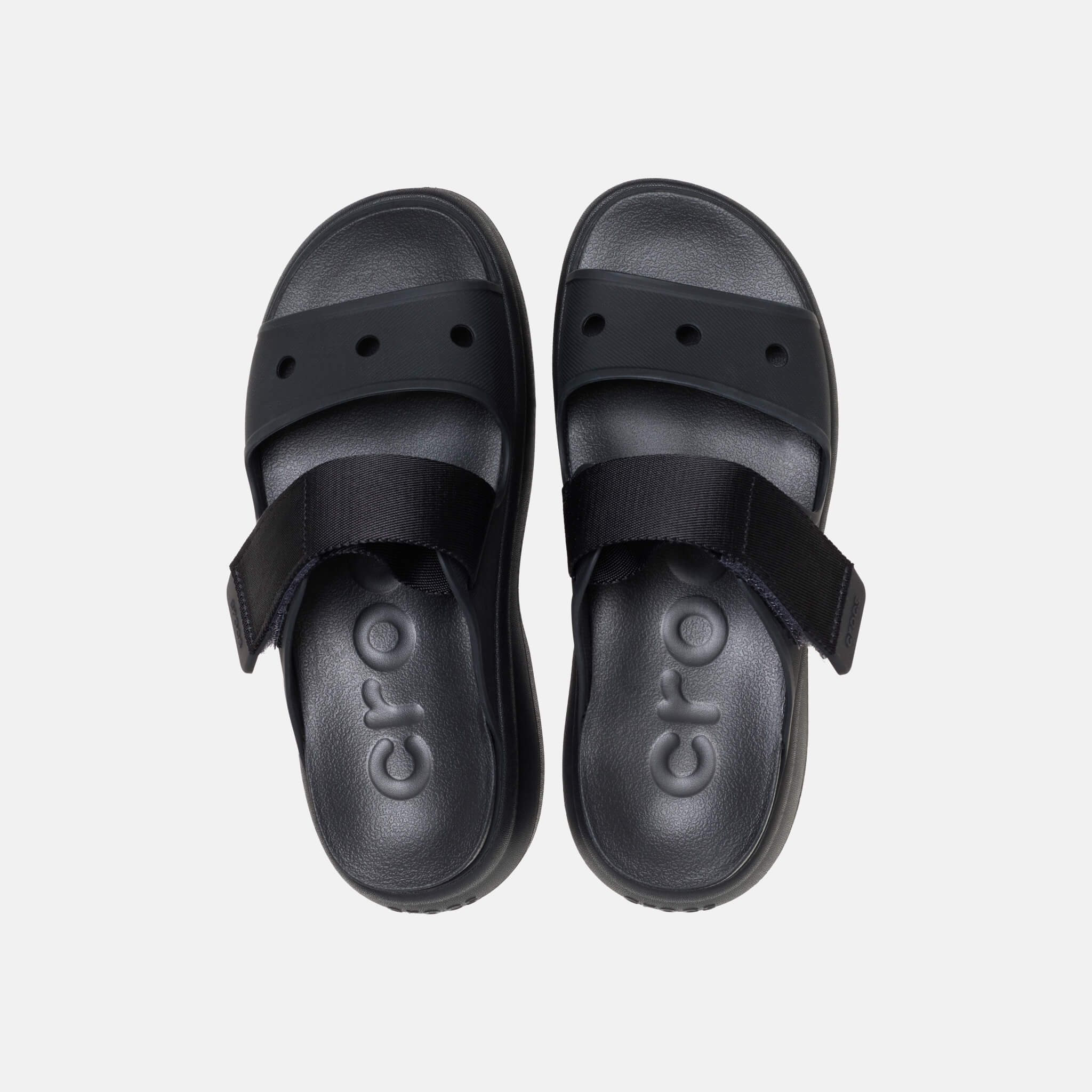 Soho Two Strap Sandal Black