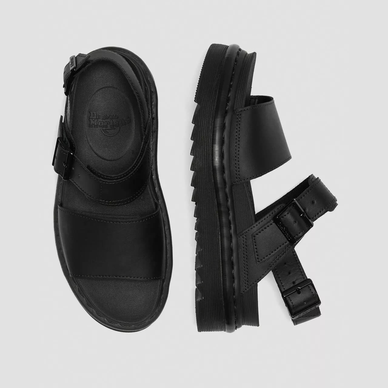 Dámské černé sandály Dr. Martens Voss