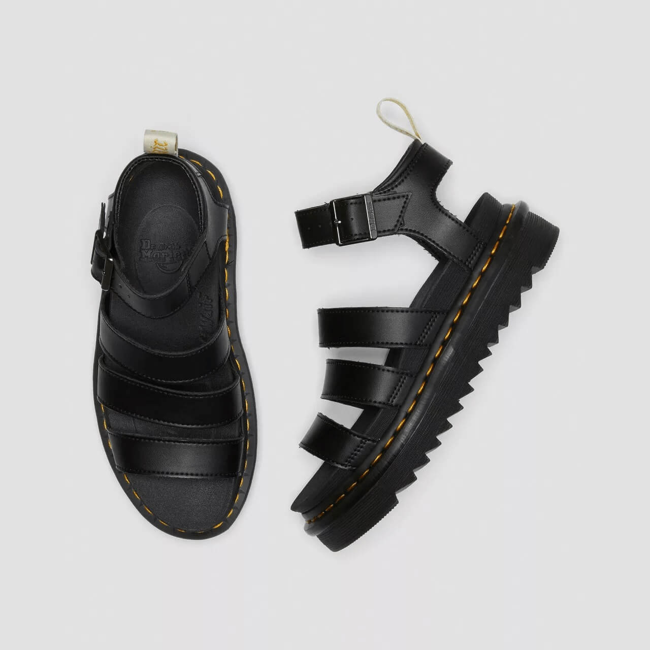 Dámské černé sandály Dr. Martens Blaire Vegan