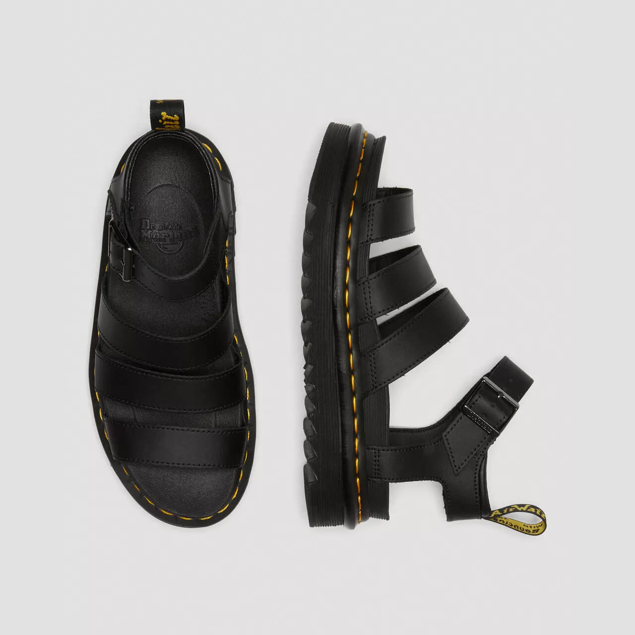 Dámské černé sandály Dr. Martens Blaire