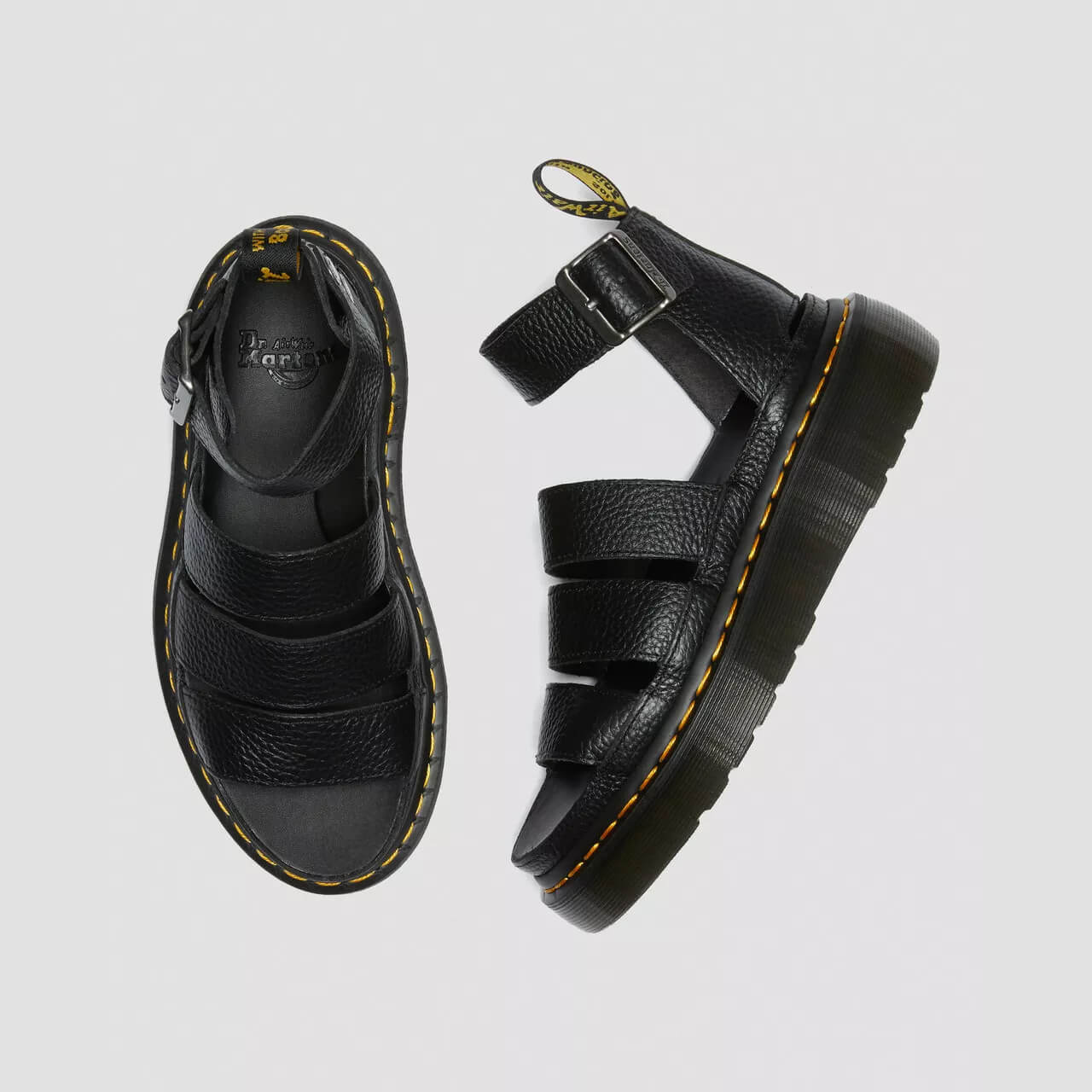 Dámské černé sandály Dr. Martens Clarissa II Quad