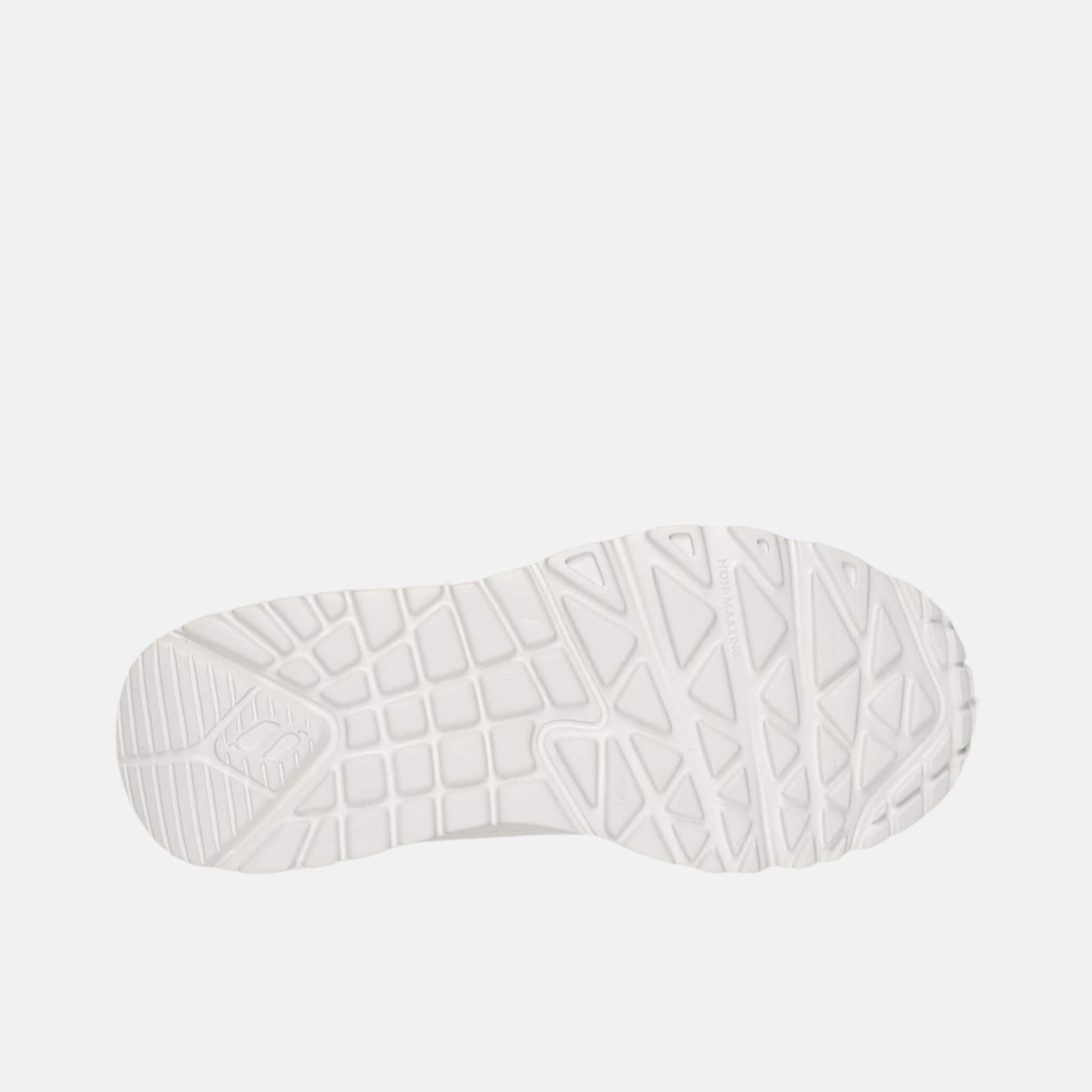 Dětské bílo-zlaté tenisky Skechers x JGoldcrown: UNO Lite - Metallic Love