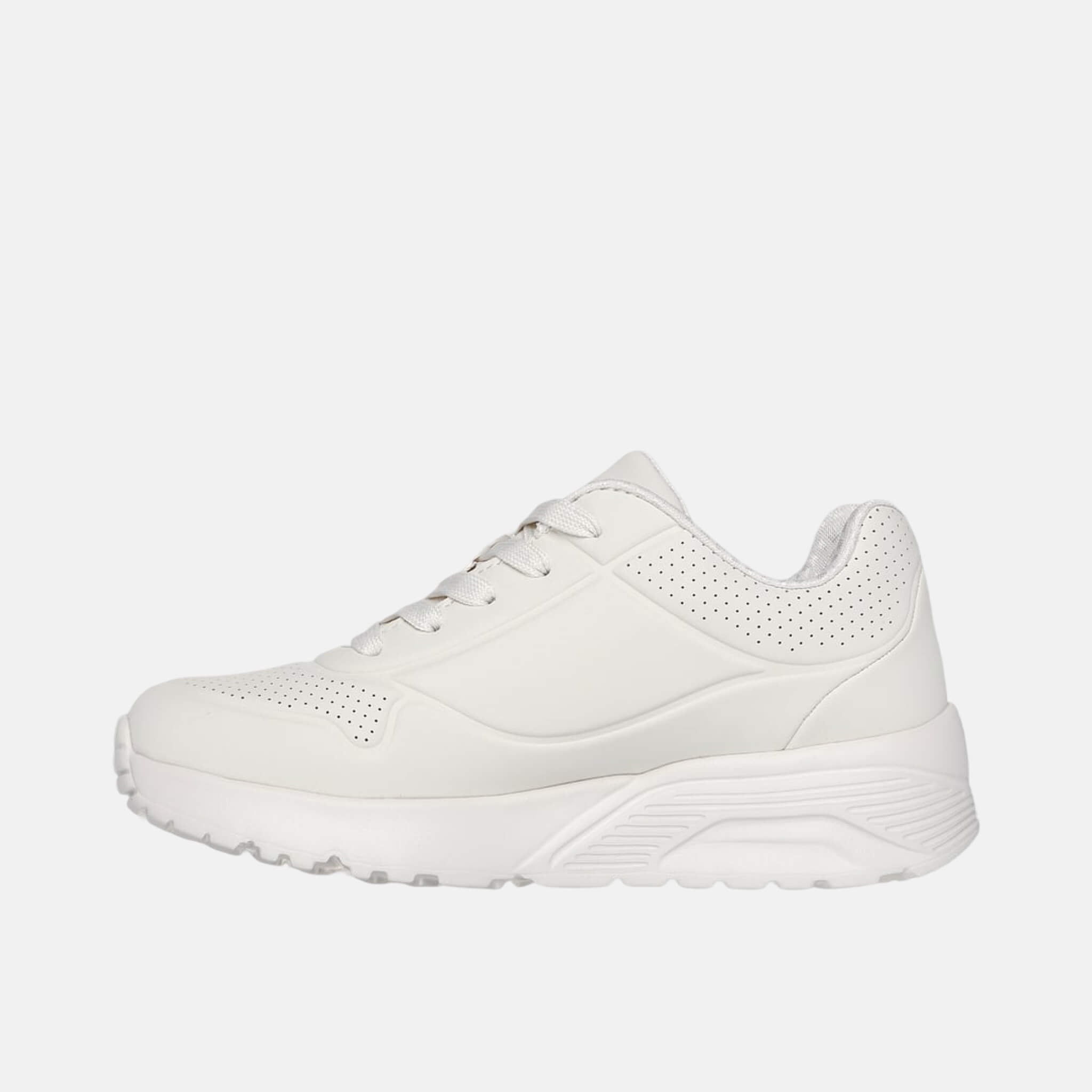 Dětské bílo-zlaté tenisky Skechers x JGoldcrown: UNO Lite - Metallic Love