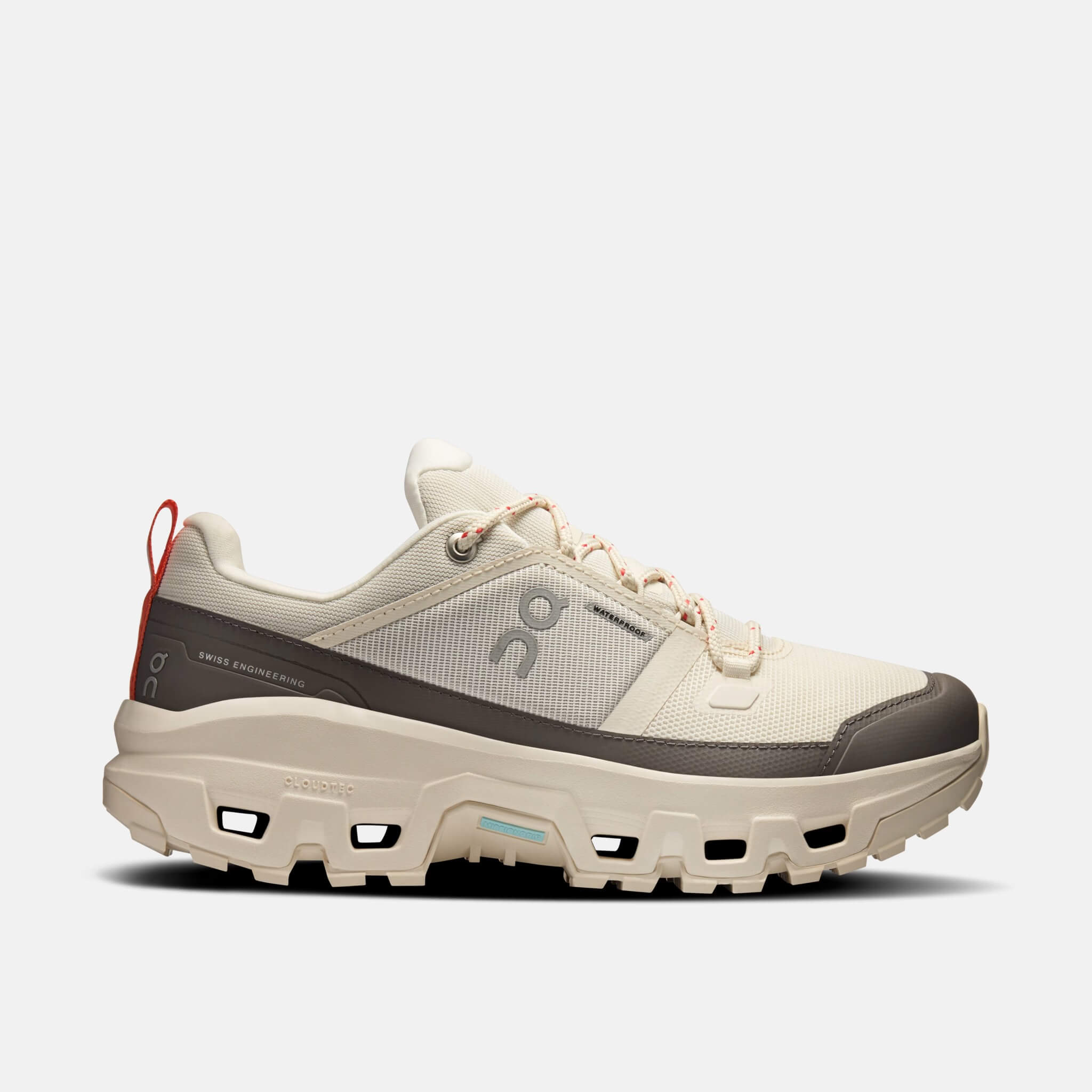 Dámské šedé outdoorové boty ON Cloudrock Low WP