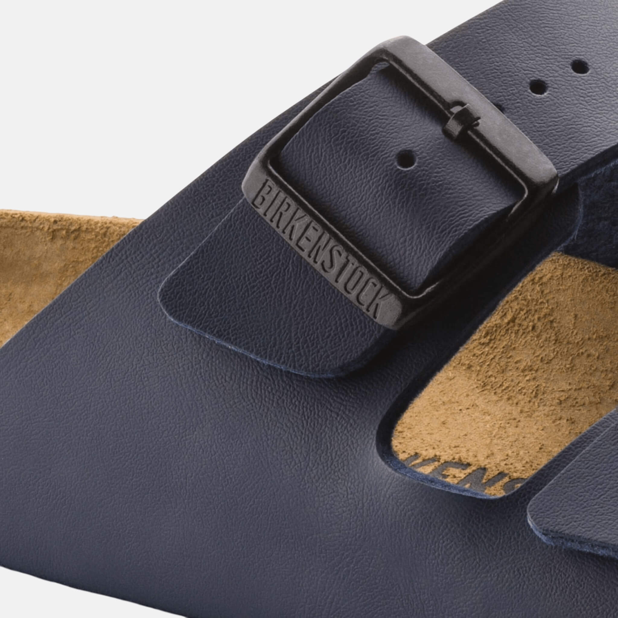 Modré pantofle Birkenstock Arizona Natural Leather