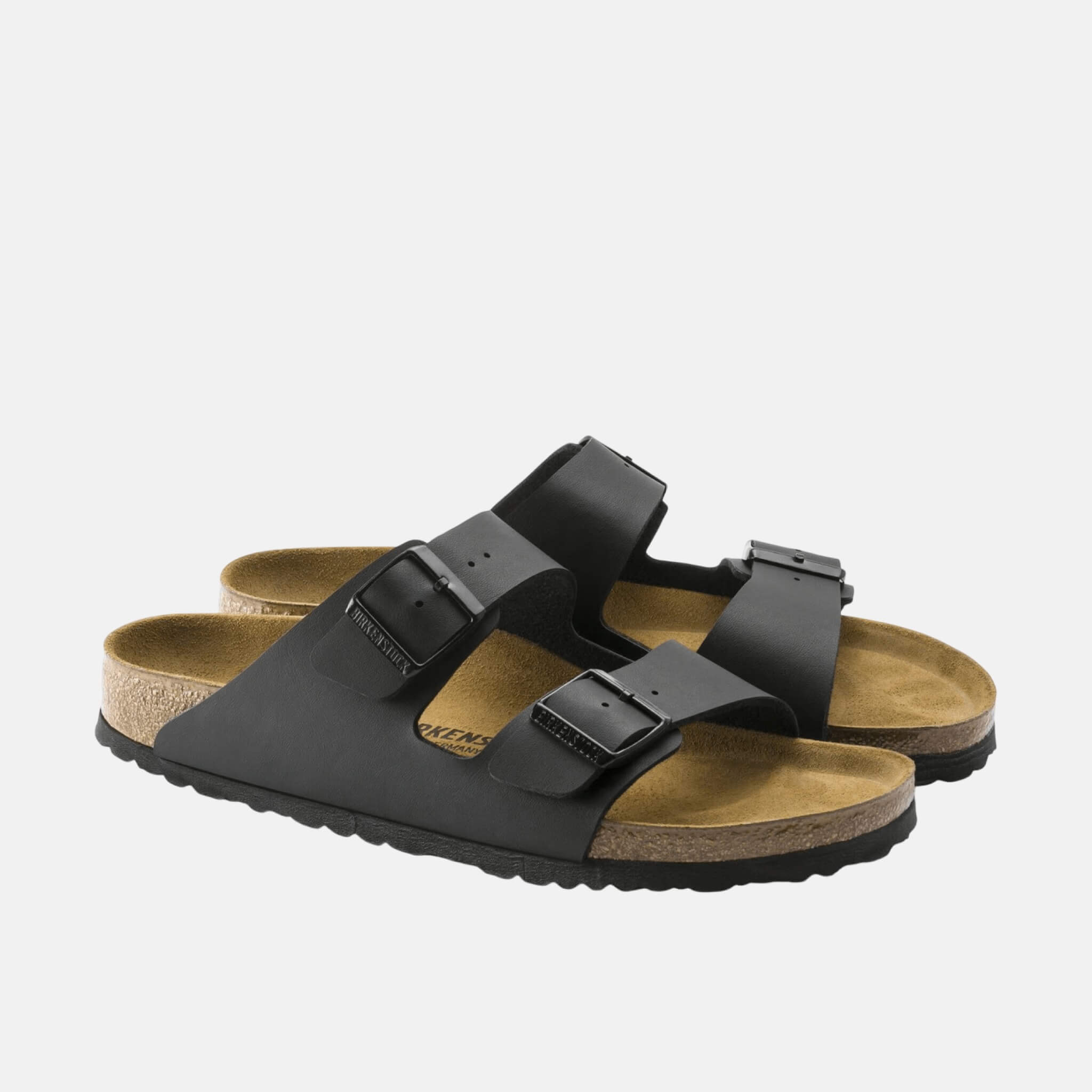 Černé pantofle Birkenstock Arizona Leather