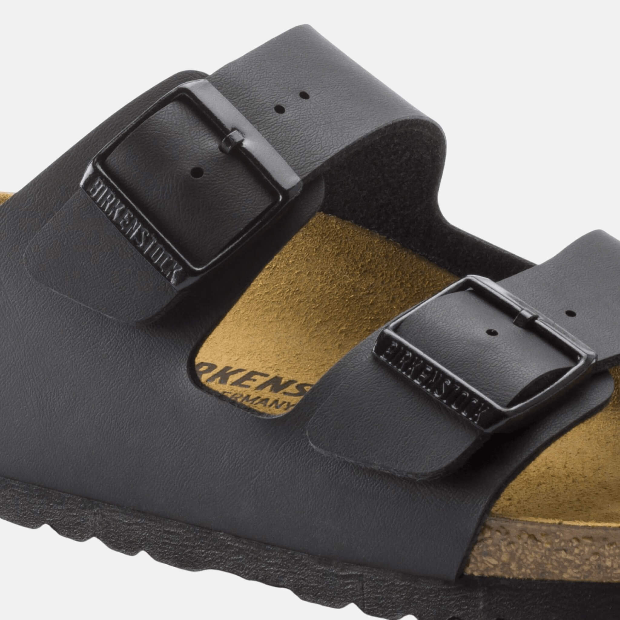 Černé pantofle Birkenstock Arizona Leather