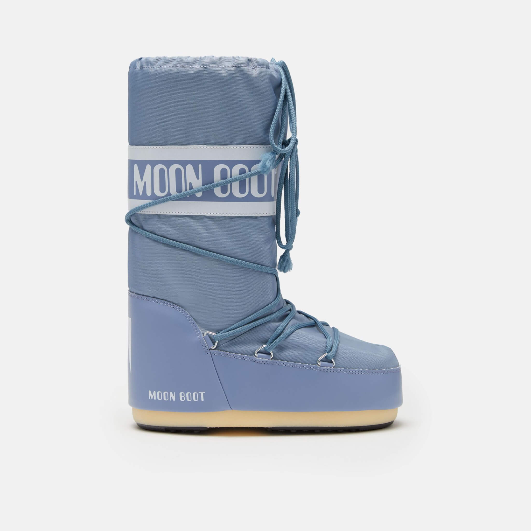 Dámské šedé sněhule Moon Boot Icon Nylon