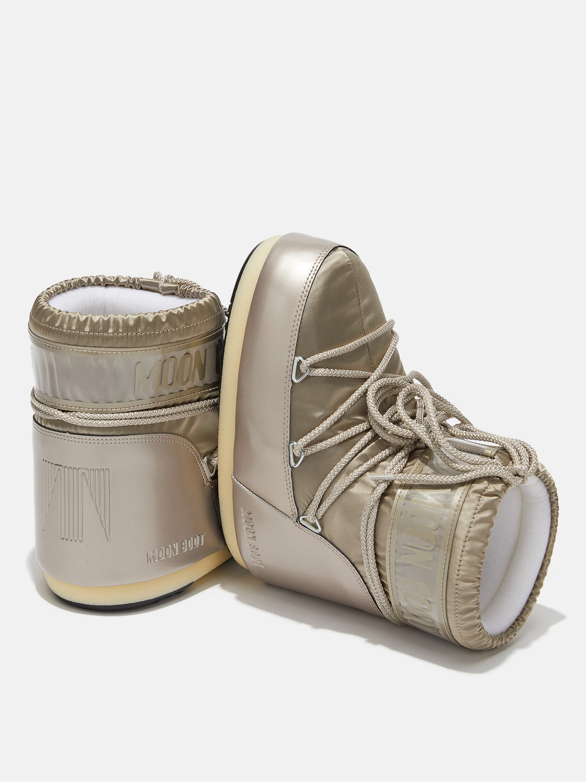 Unisex zlaté sněhule Moon Boot Icon Low Glance