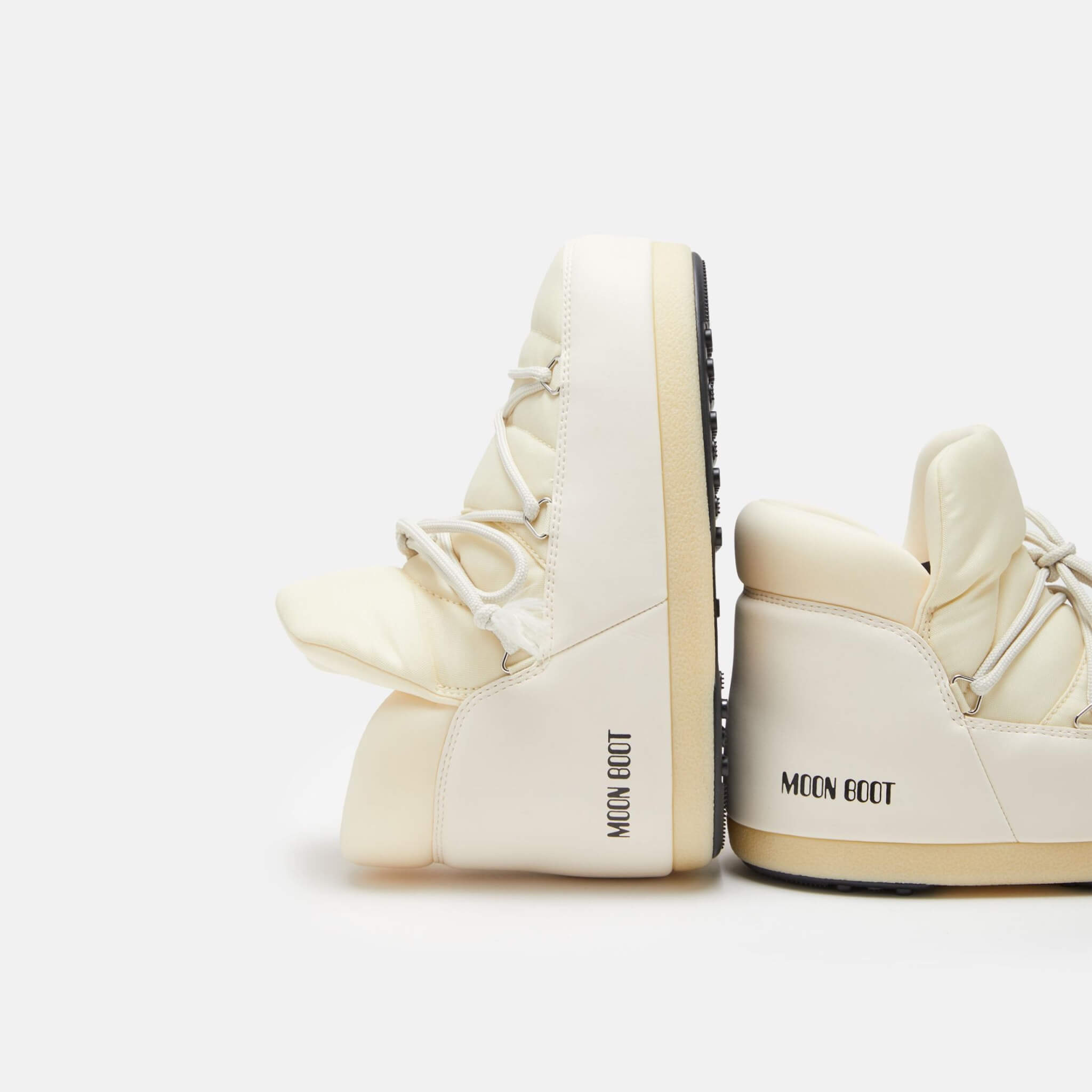 Dámské béžové sněhule Moon Boot Evx Pumps Nylon