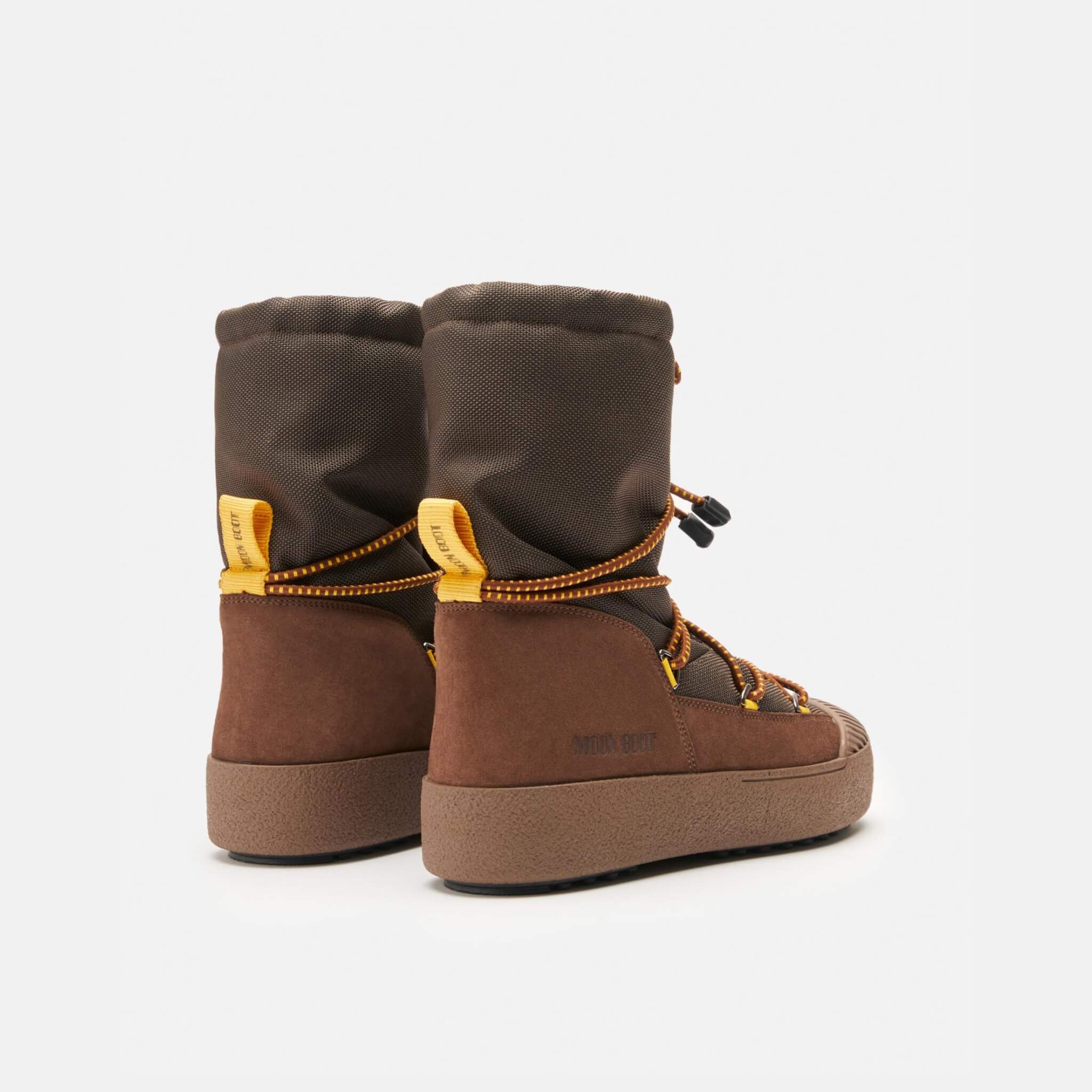 Pánské hnědé sněhule Moon Boot Mtrack Polar Cordy