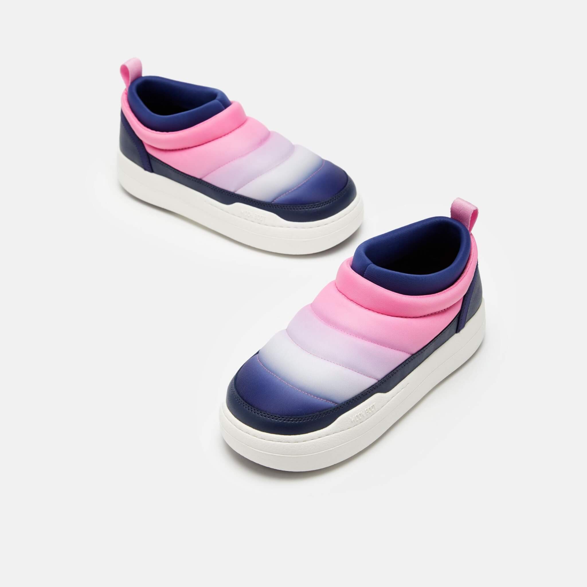 Pánské modro-růžové slip-on Moon Boot Park Soft Moonrise