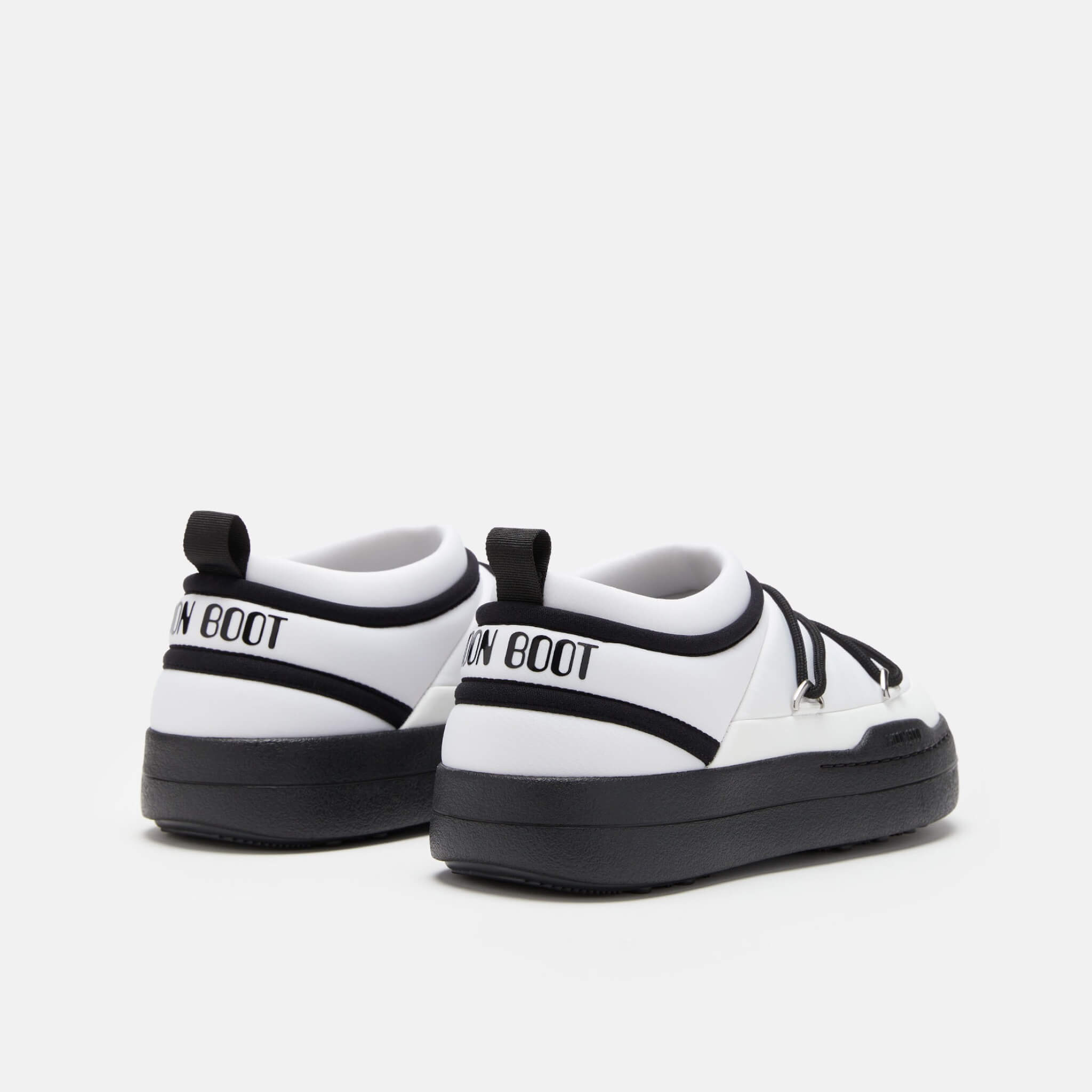 Dámské černo-bílé slip-on Moon Boot Park Icon