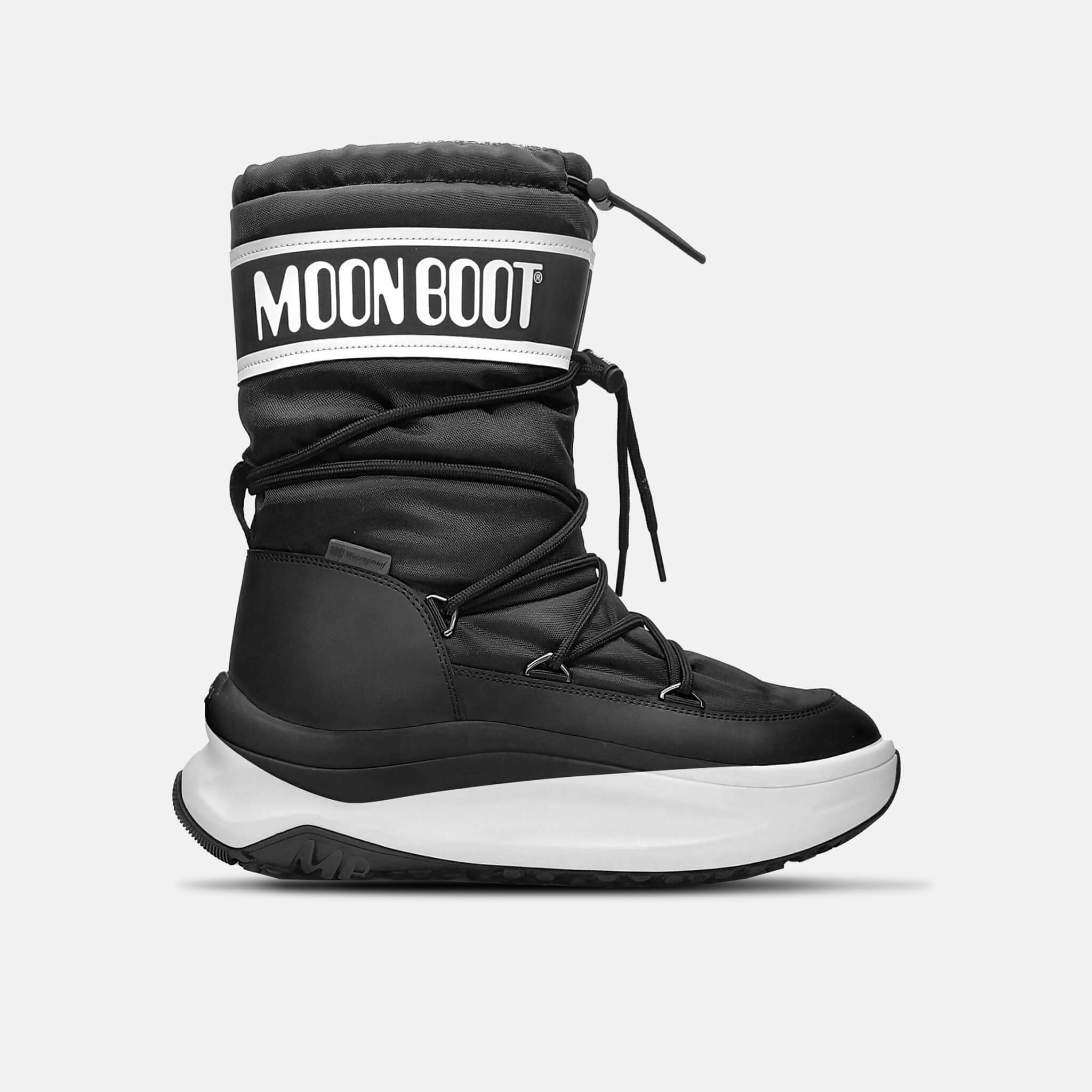 Pánské černé sněhule Moon Boot Moon247 Polar WP