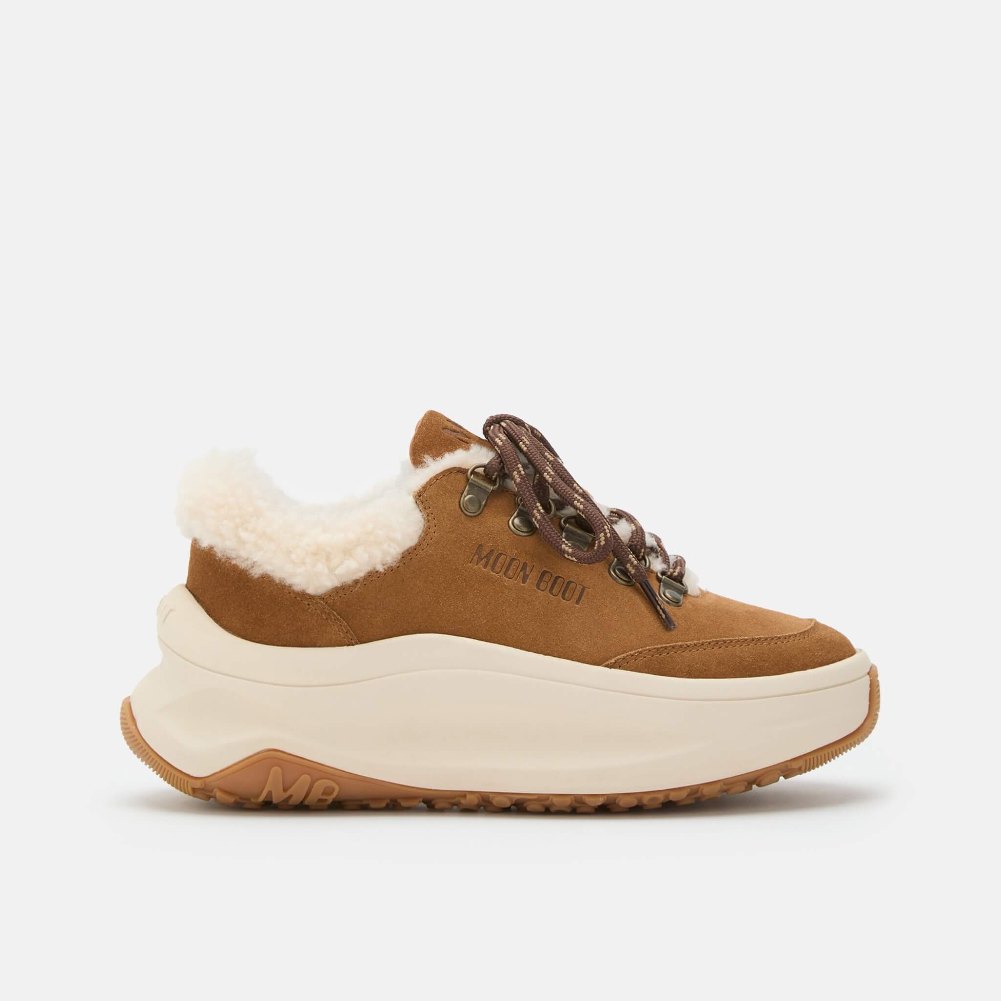 Dámské hnědé tenisky Moon Boot Moon247 City Shearling