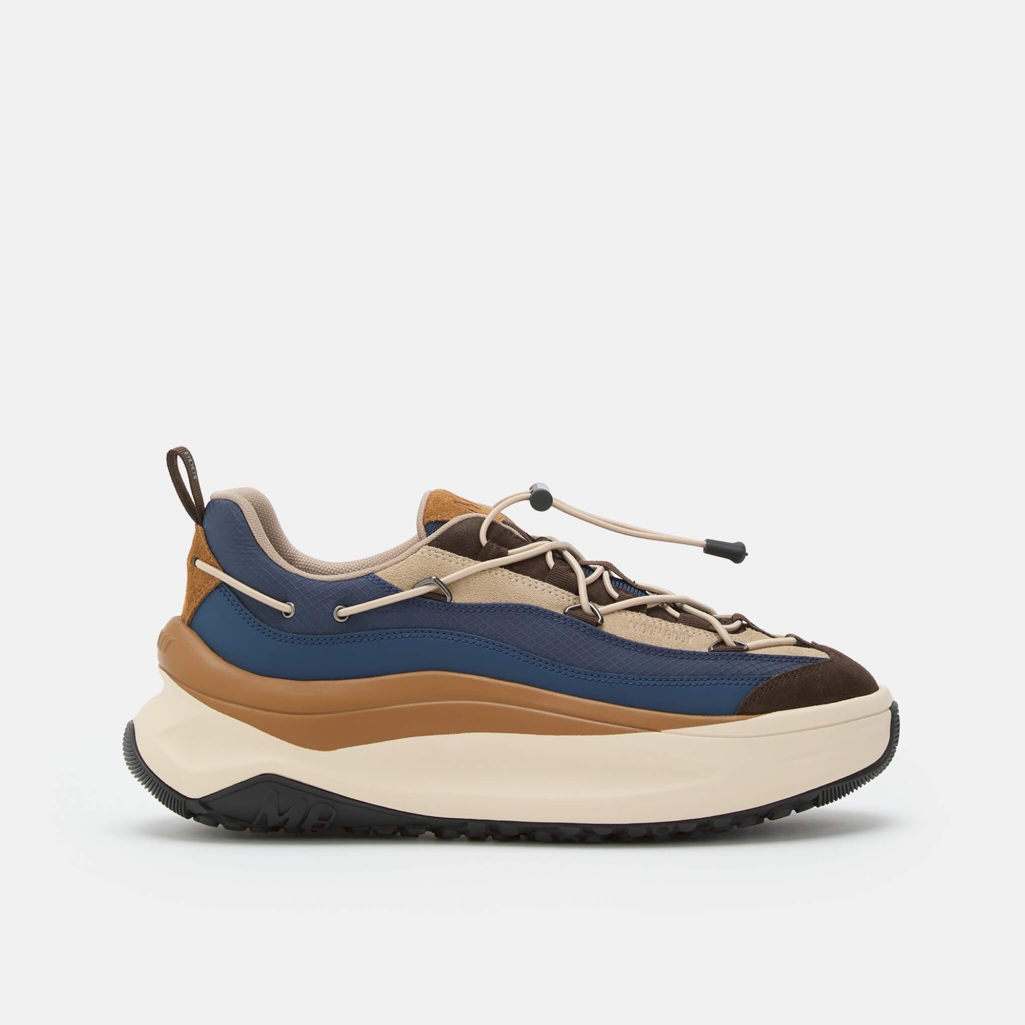 Dámské modro-hnědé tenisky Moon Boot Moon247 Xlace